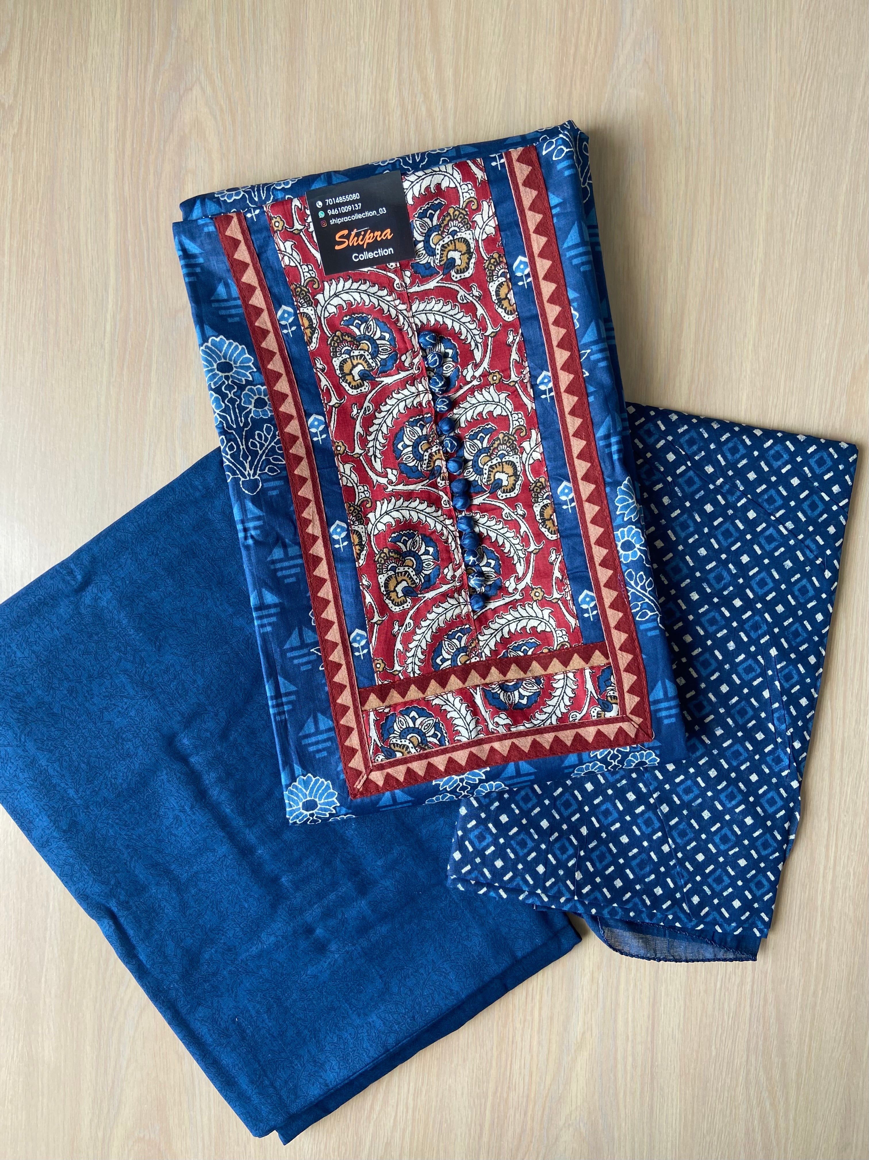 Premium Cotton Unstitched Set