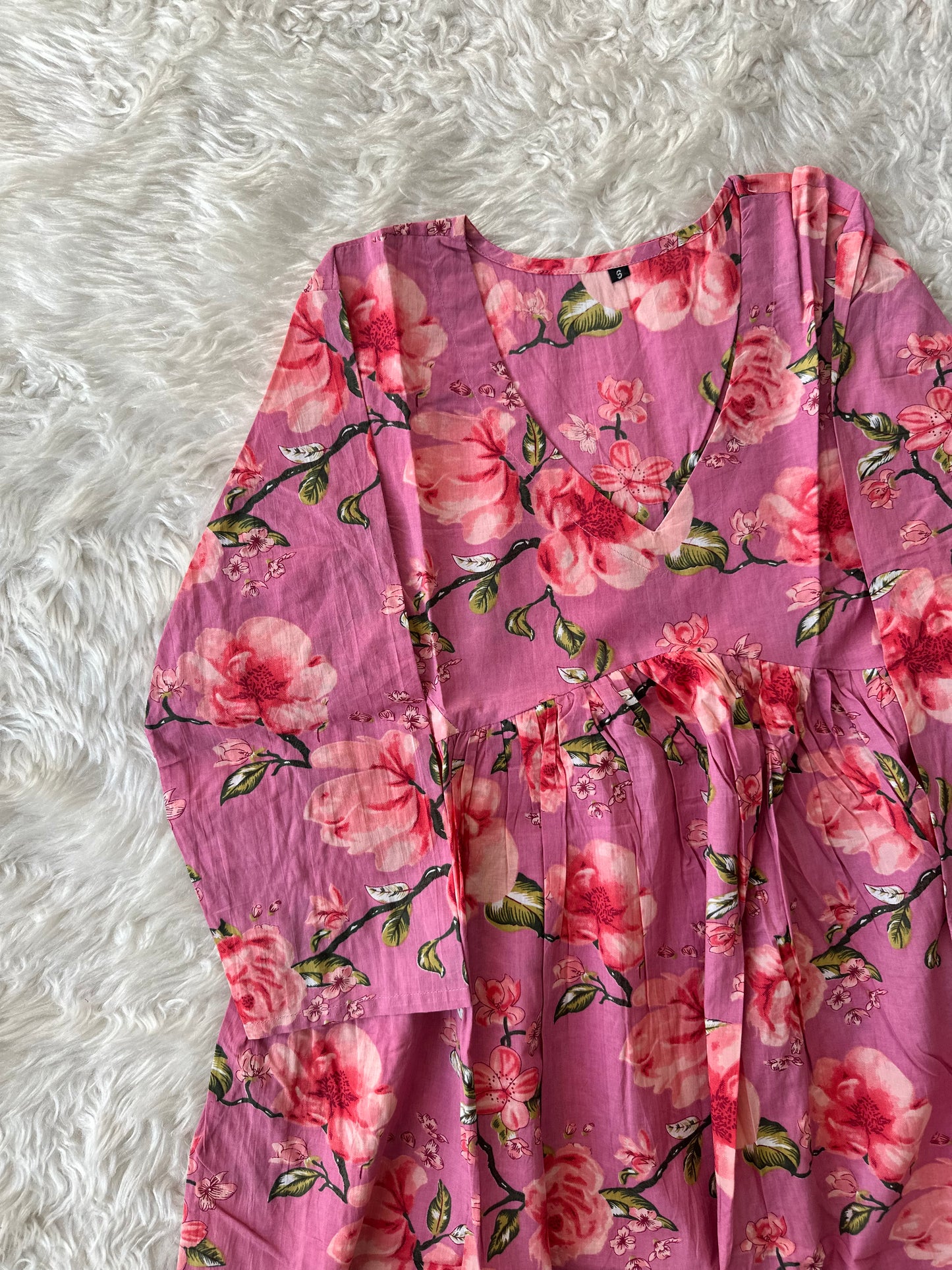 Premium Cotton Alia Pattern Short Kurti