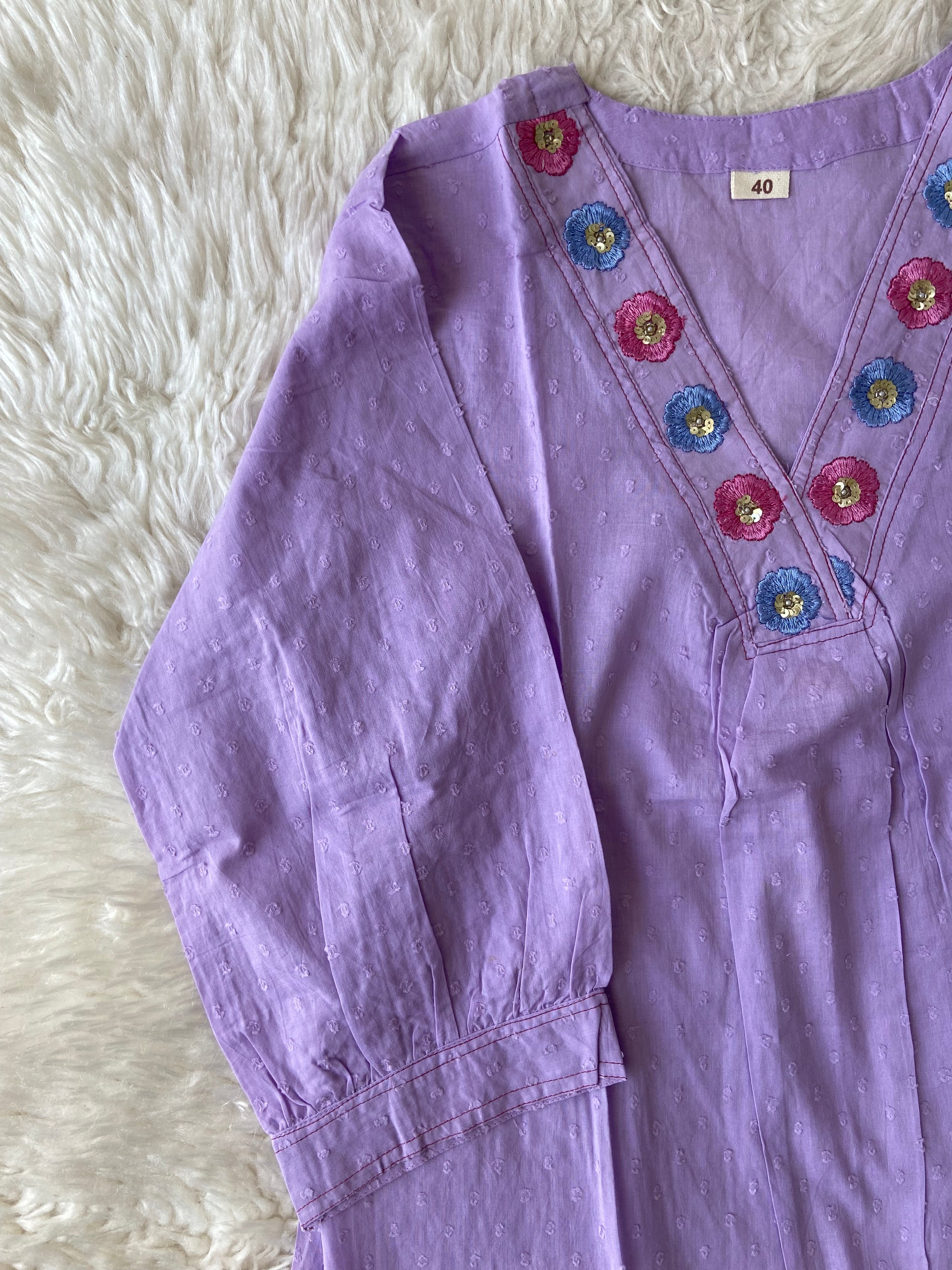 Mul Cotton Kurti Pant Dupatta Set