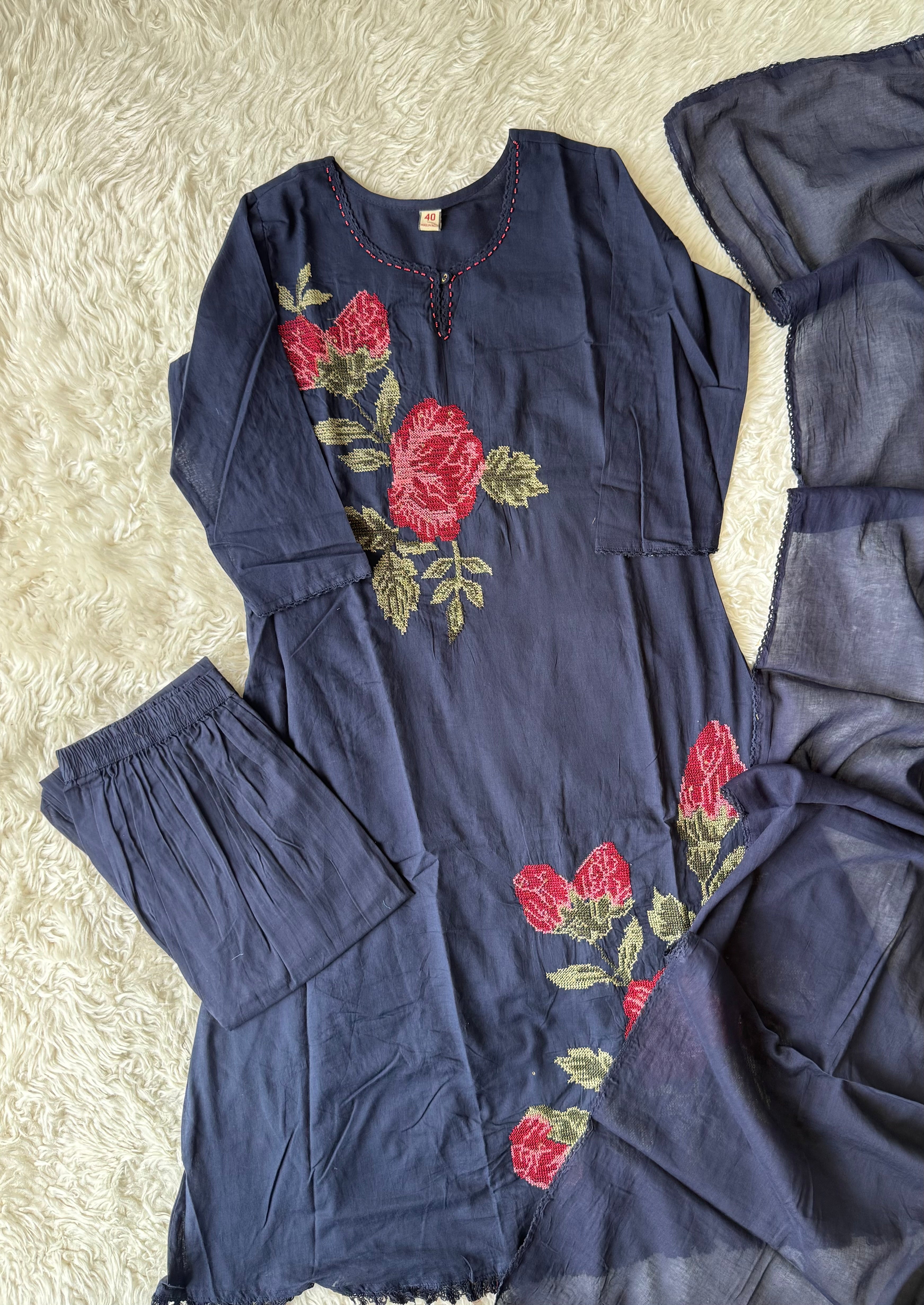 Premium Cotton Thread Work Collection