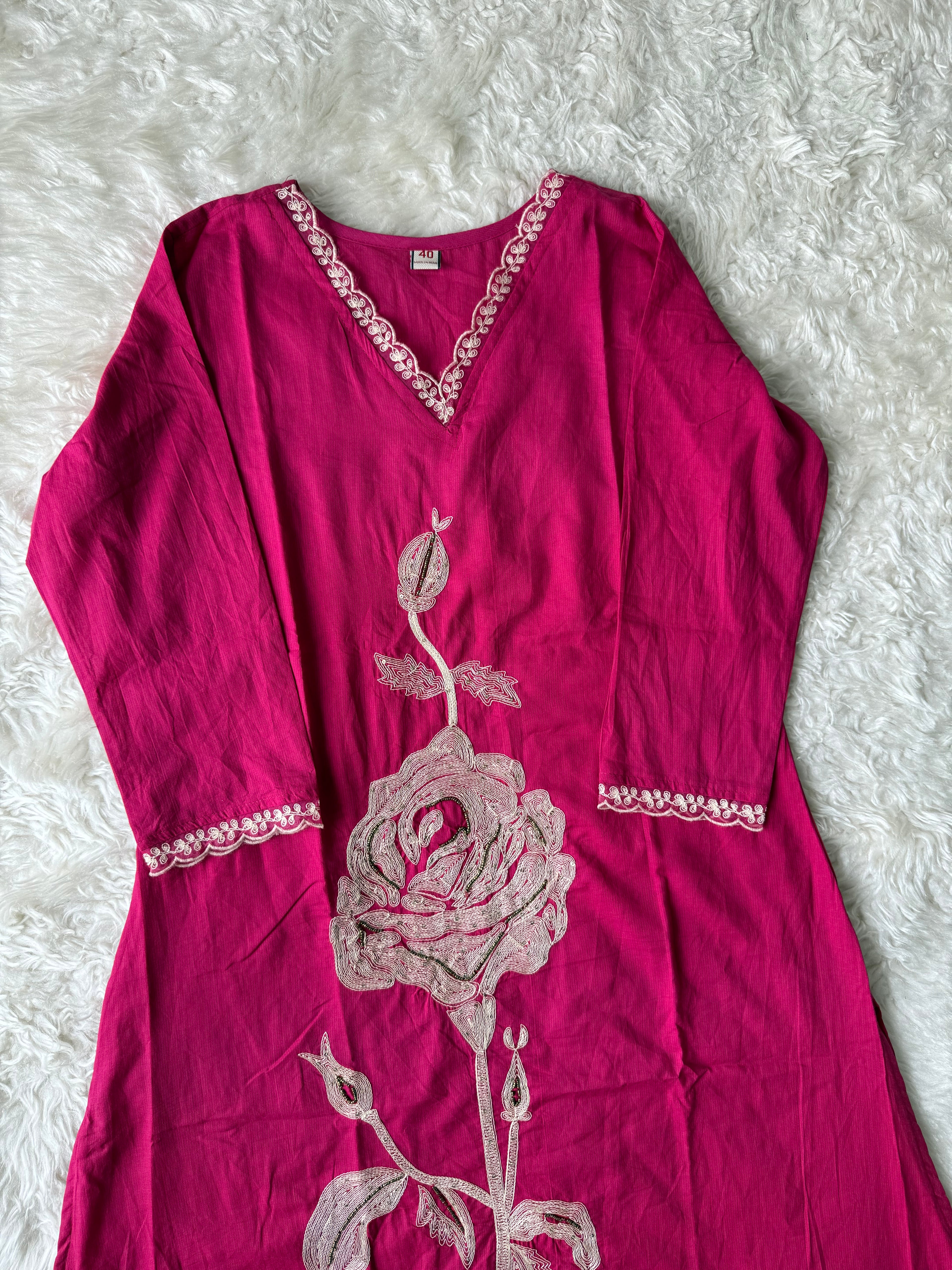 Premium Cotton Kurti Pant Dupatta Set