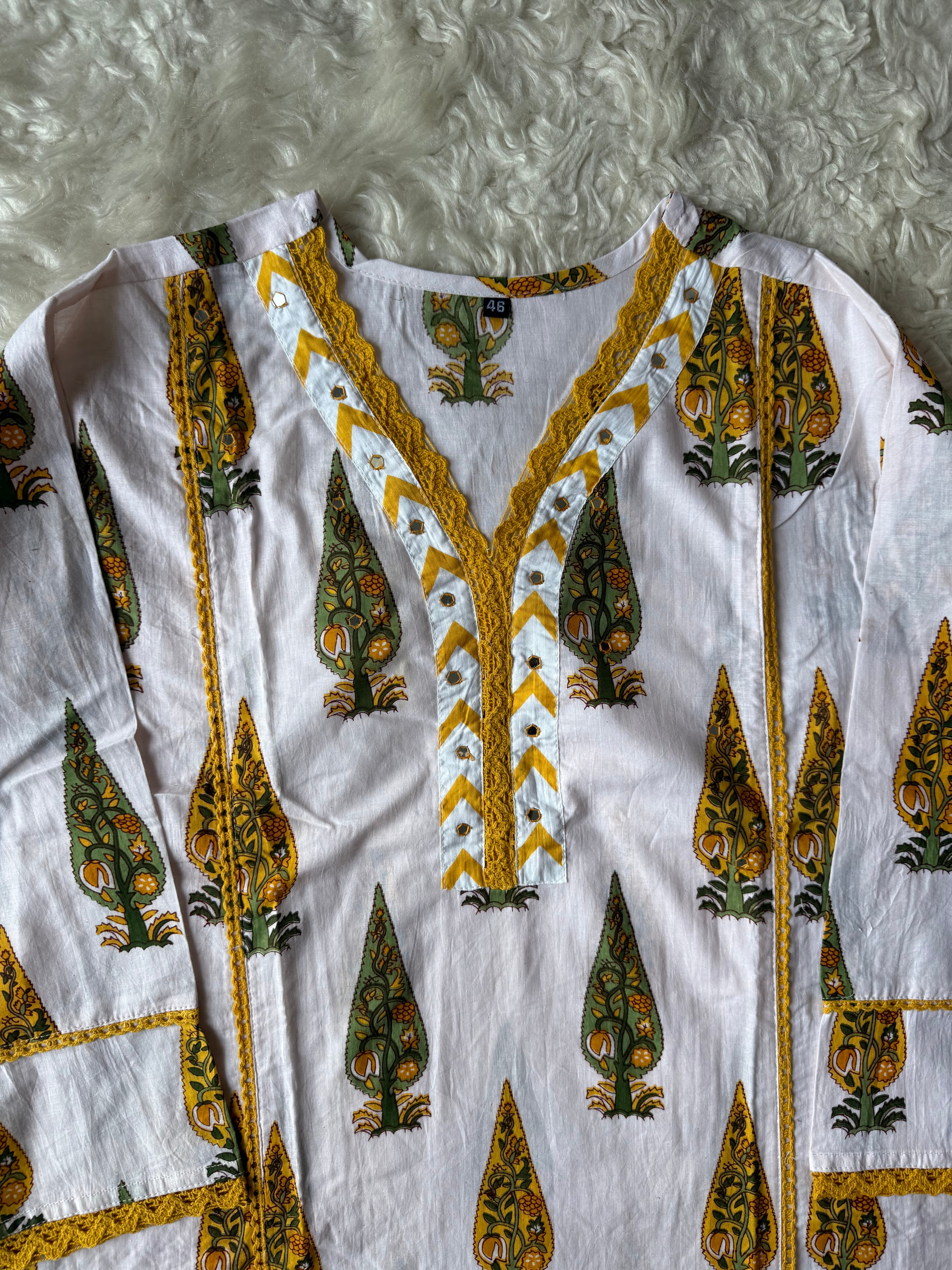 Cotton Kurti Pant Set