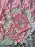 Breathable Cotton Kurti Pant Cotton Dupatta Set
