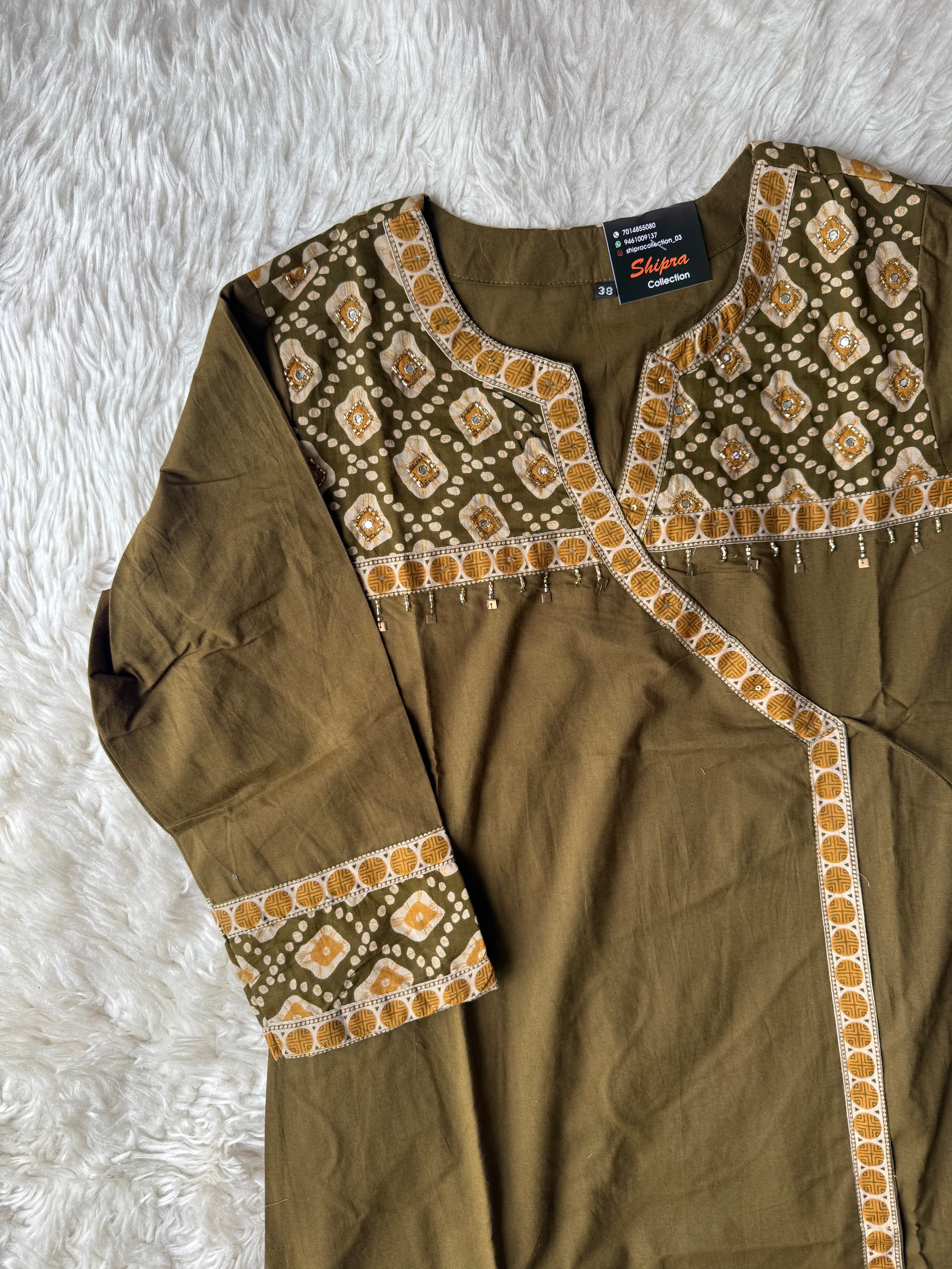 Premium Cotton Kurti Pant Dupatta Set