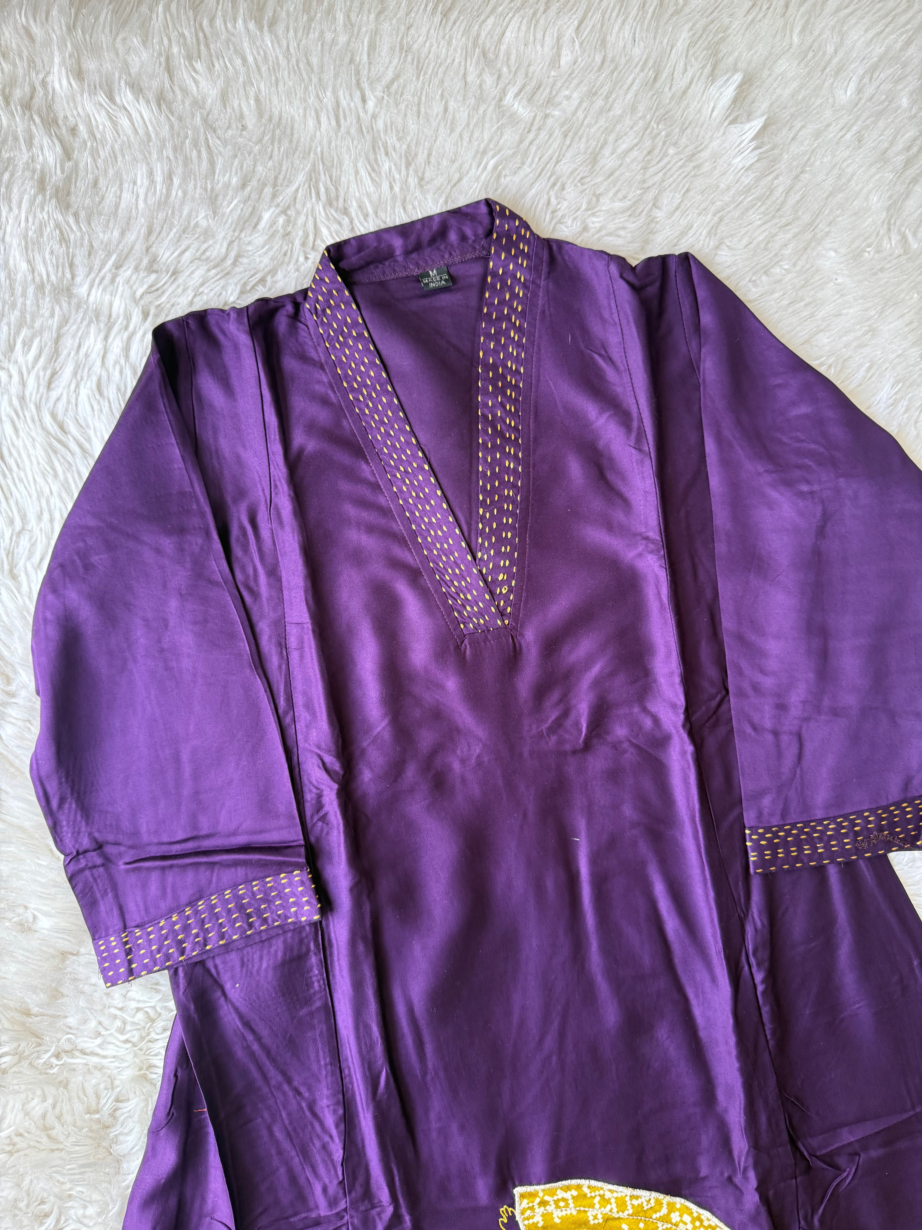 “Plus Size” Gazi Silk Kurti Plazo Set