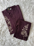 “Plus Size” Soft Khadi Cotton Co-ord Set
