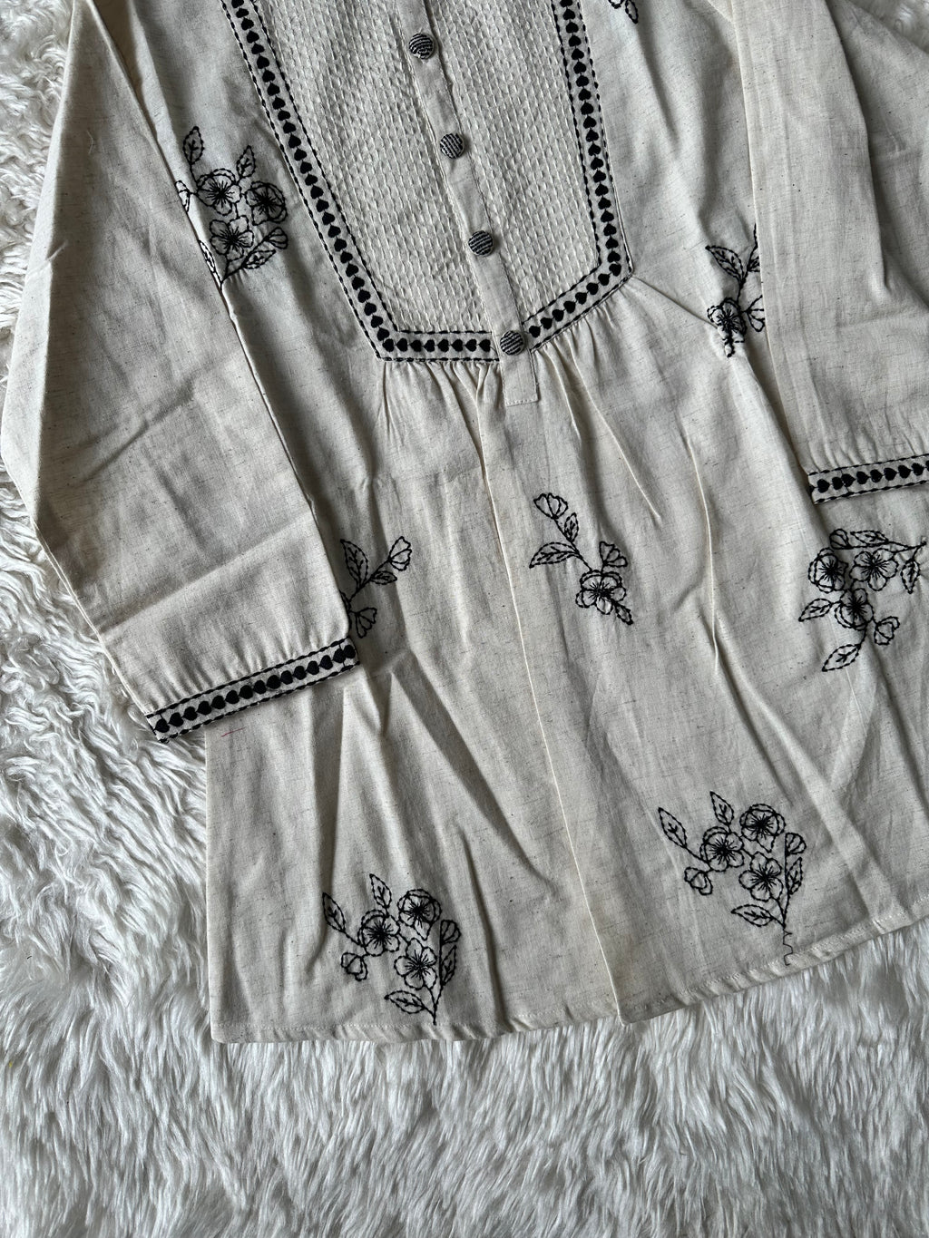 Khadi Cotton Short Kurti