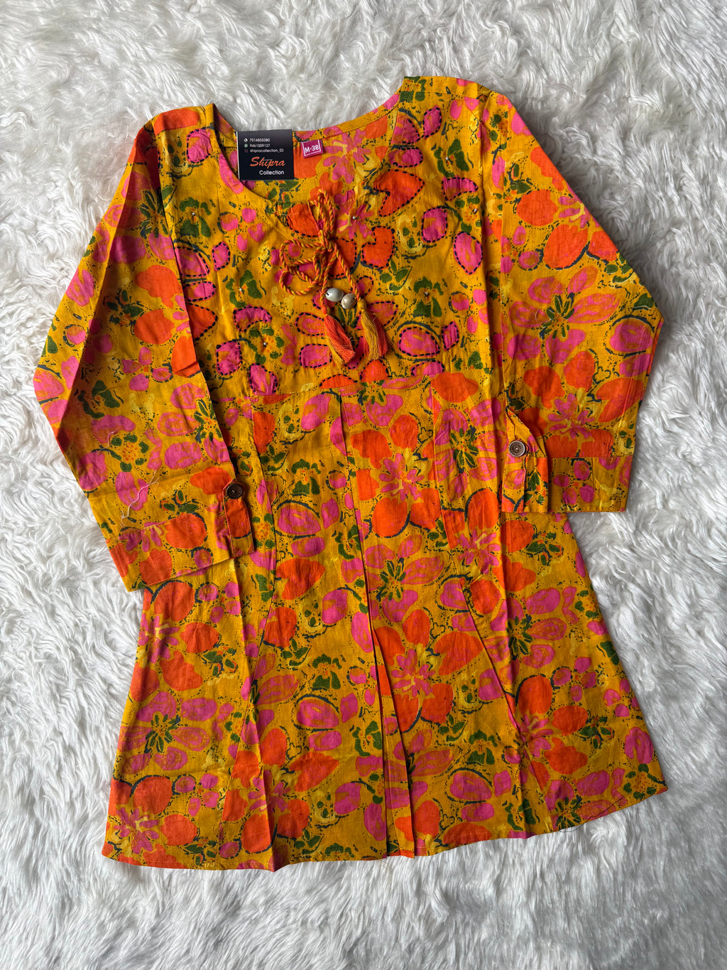 Breathable Cotton Patch Work Co-ord Set