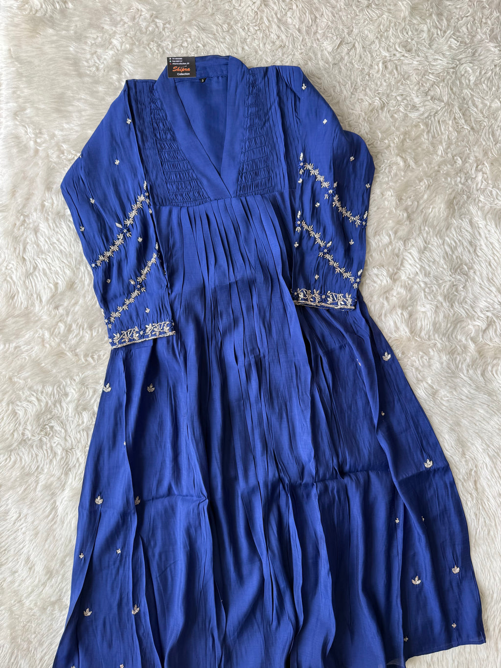 Premium Muslin Silk Kurti Pant Dupatta Set