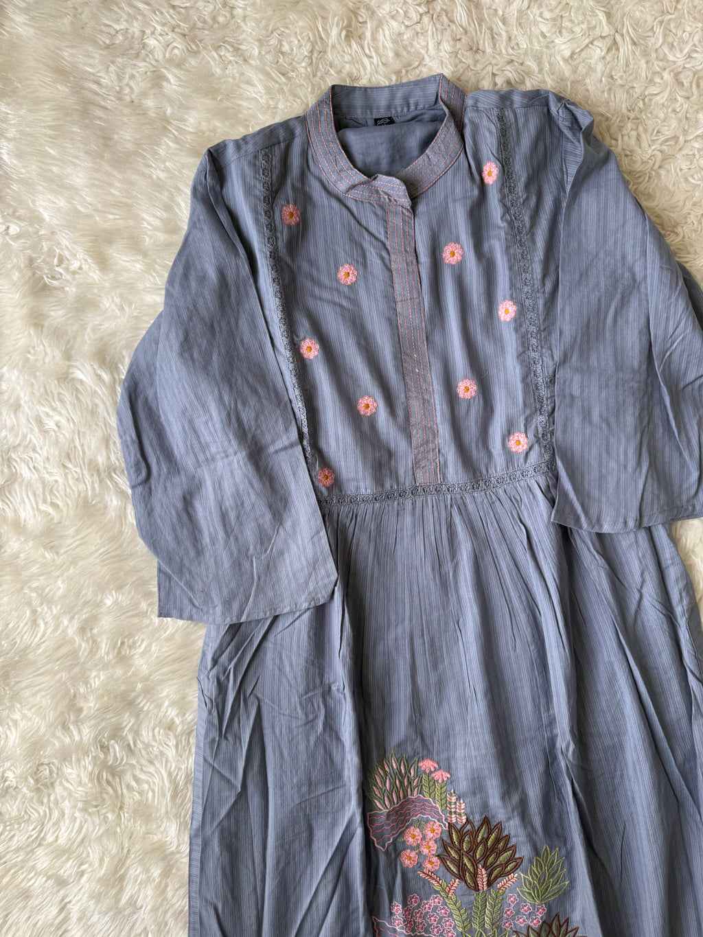Premium Mul Cotton Thread Work Collection