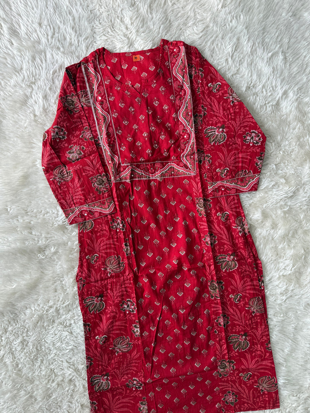 Budget Friendly Kurti Pant Dupatta Set