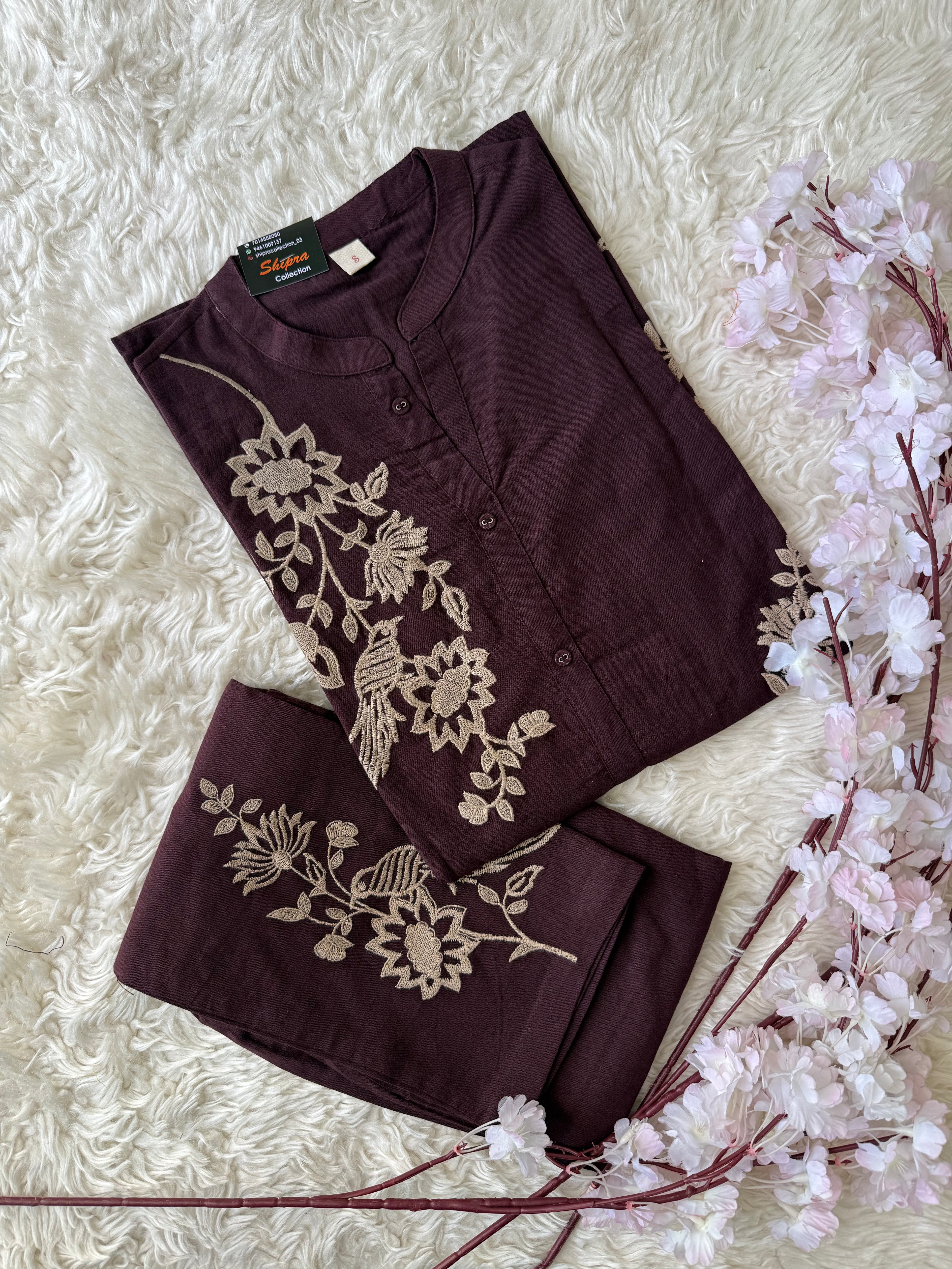Soft Khadi Cotton Co-ord Set