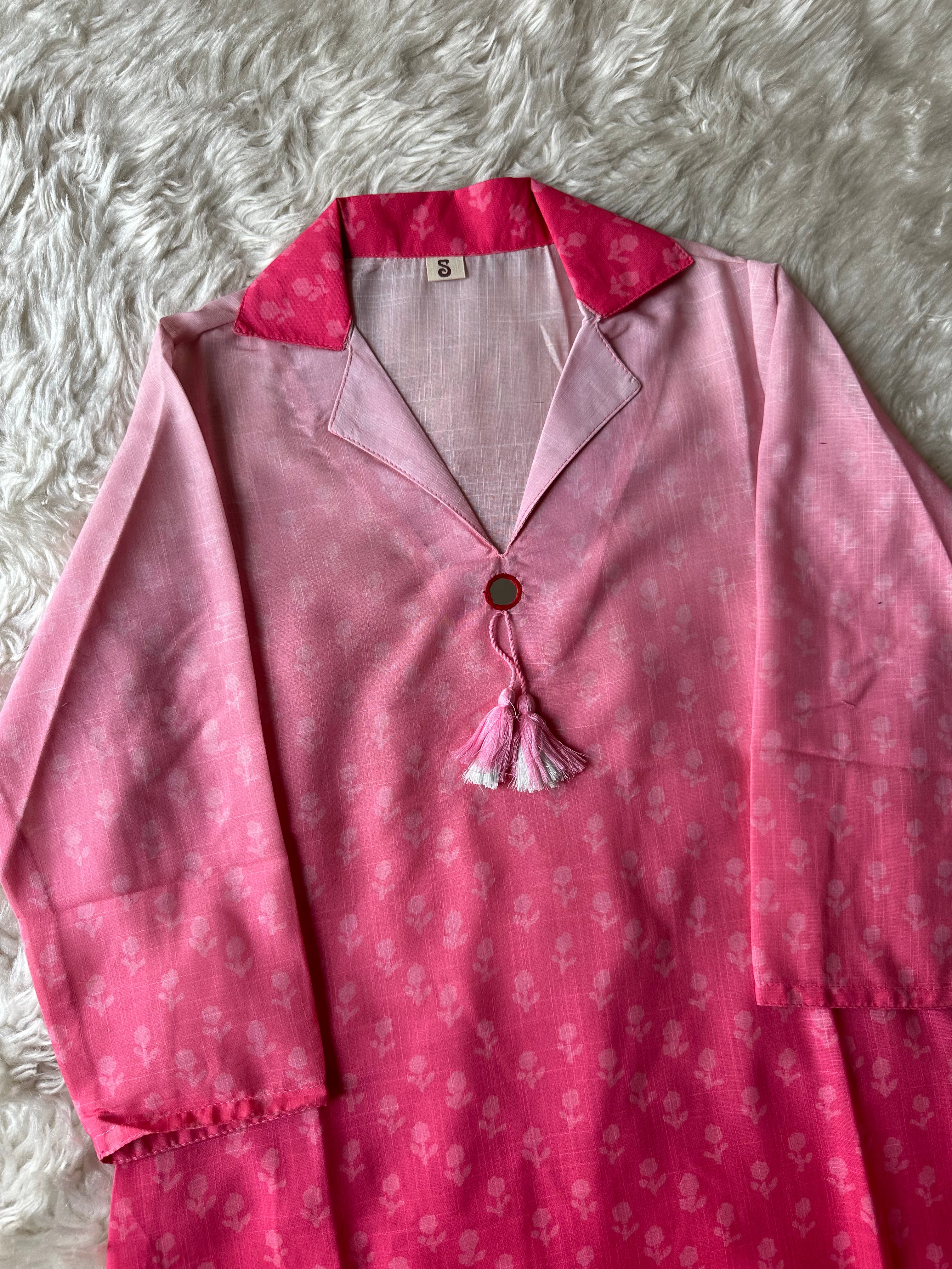 Viscose V- Neck Kurti