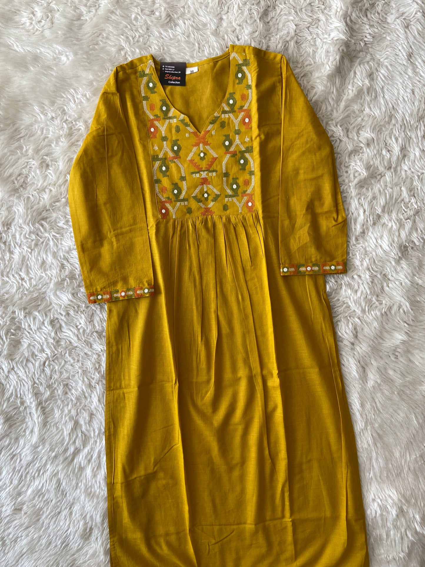 Mul Cotton Kurti Pant Dupatta Set