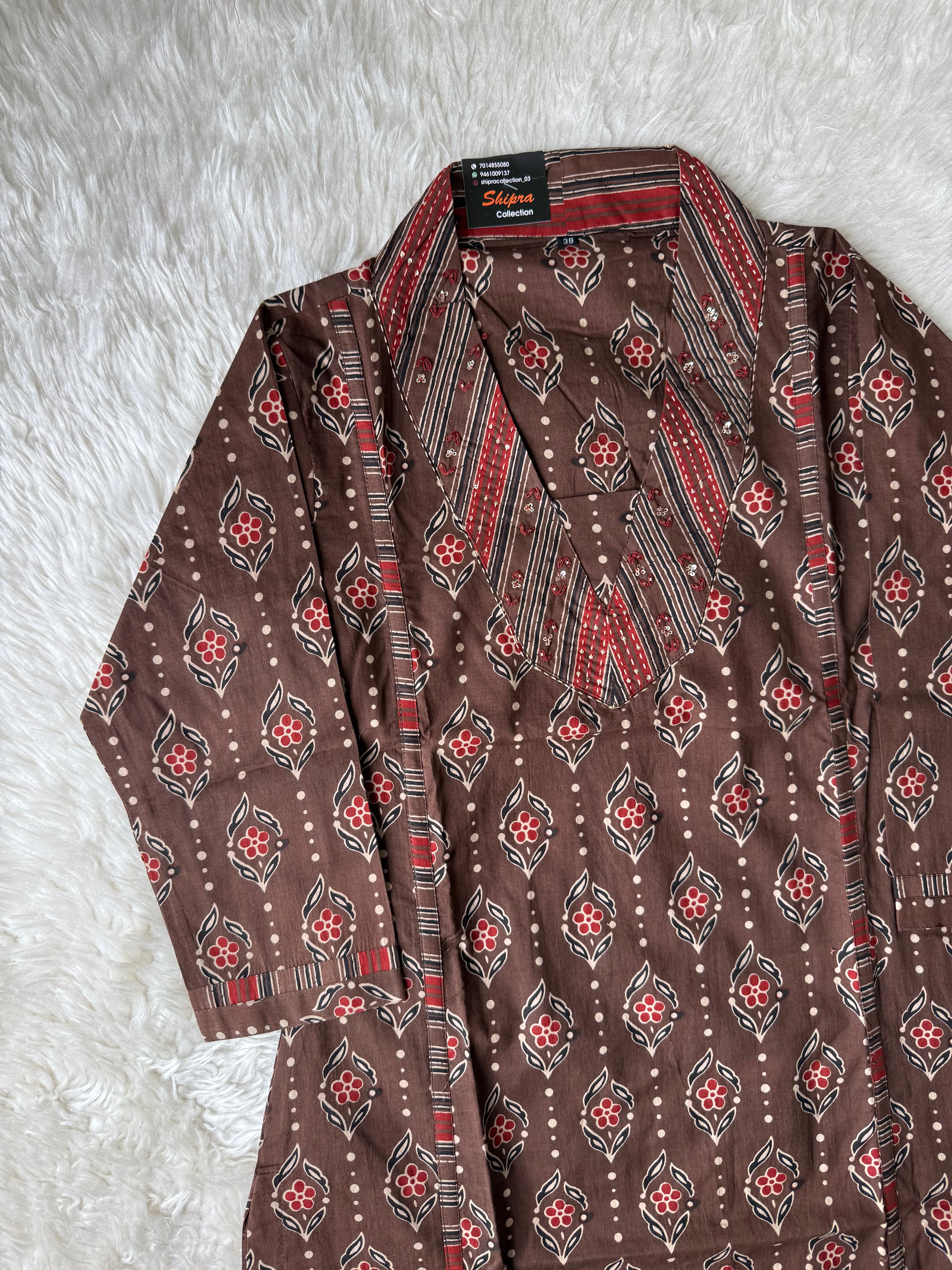 Premium Cotton Kurti Pant Dupatta Set