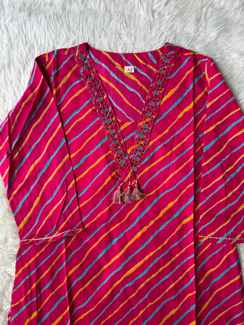 Premium Cotton Lehariya Set