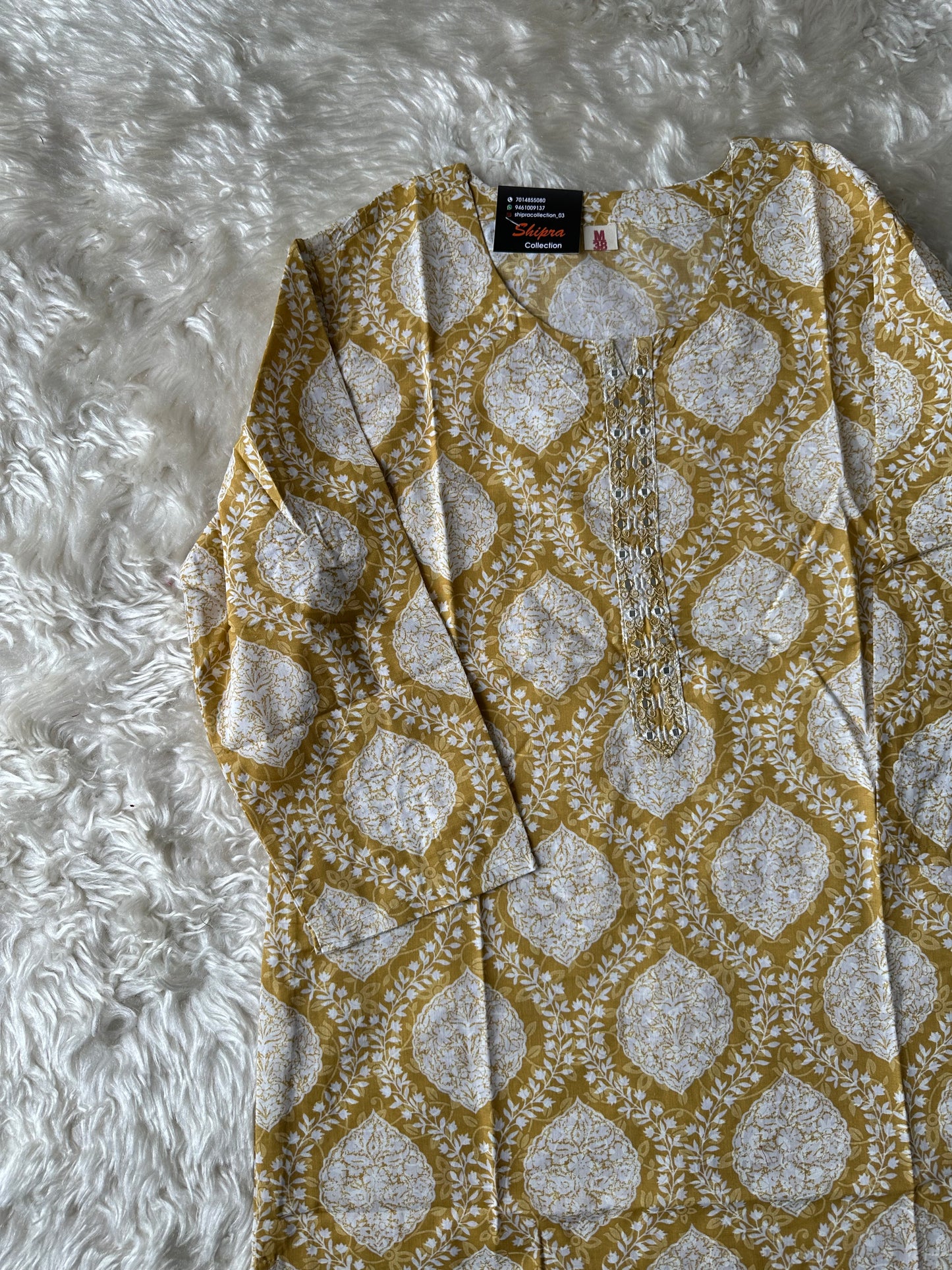 Pure Cotton Short Kurti