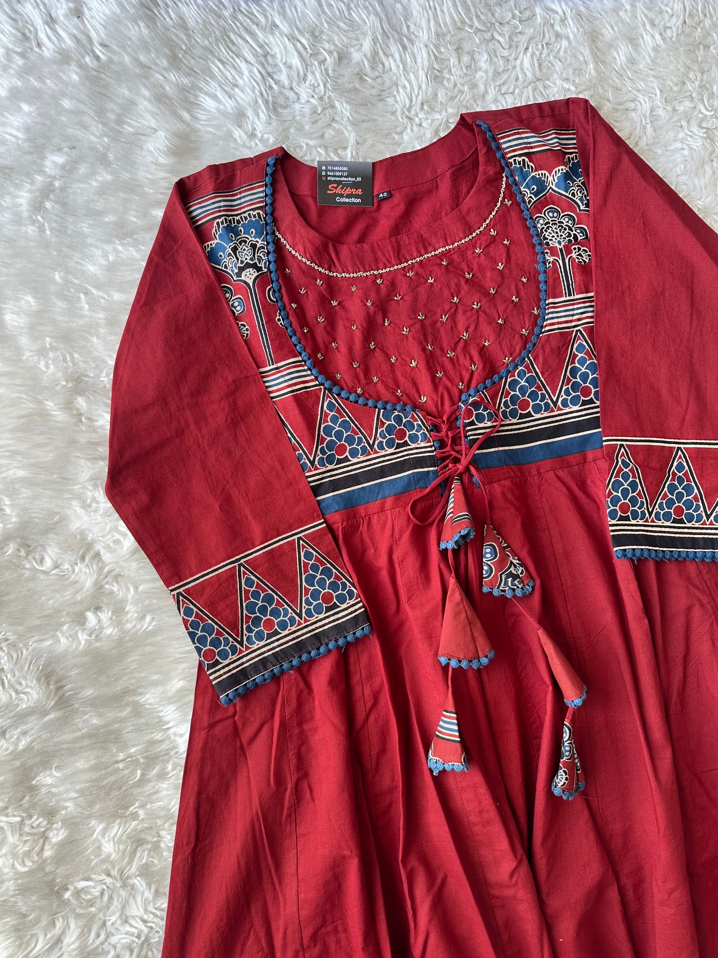 Premium Cotton Flare Kurti