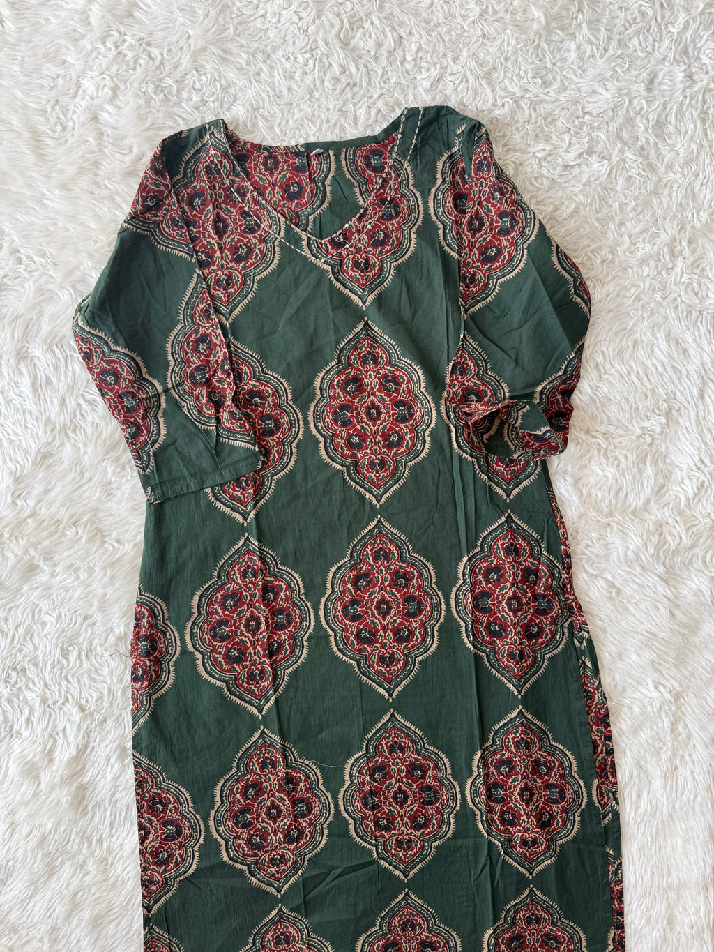 Premium Cotton Kurti Pant Dupatta Set