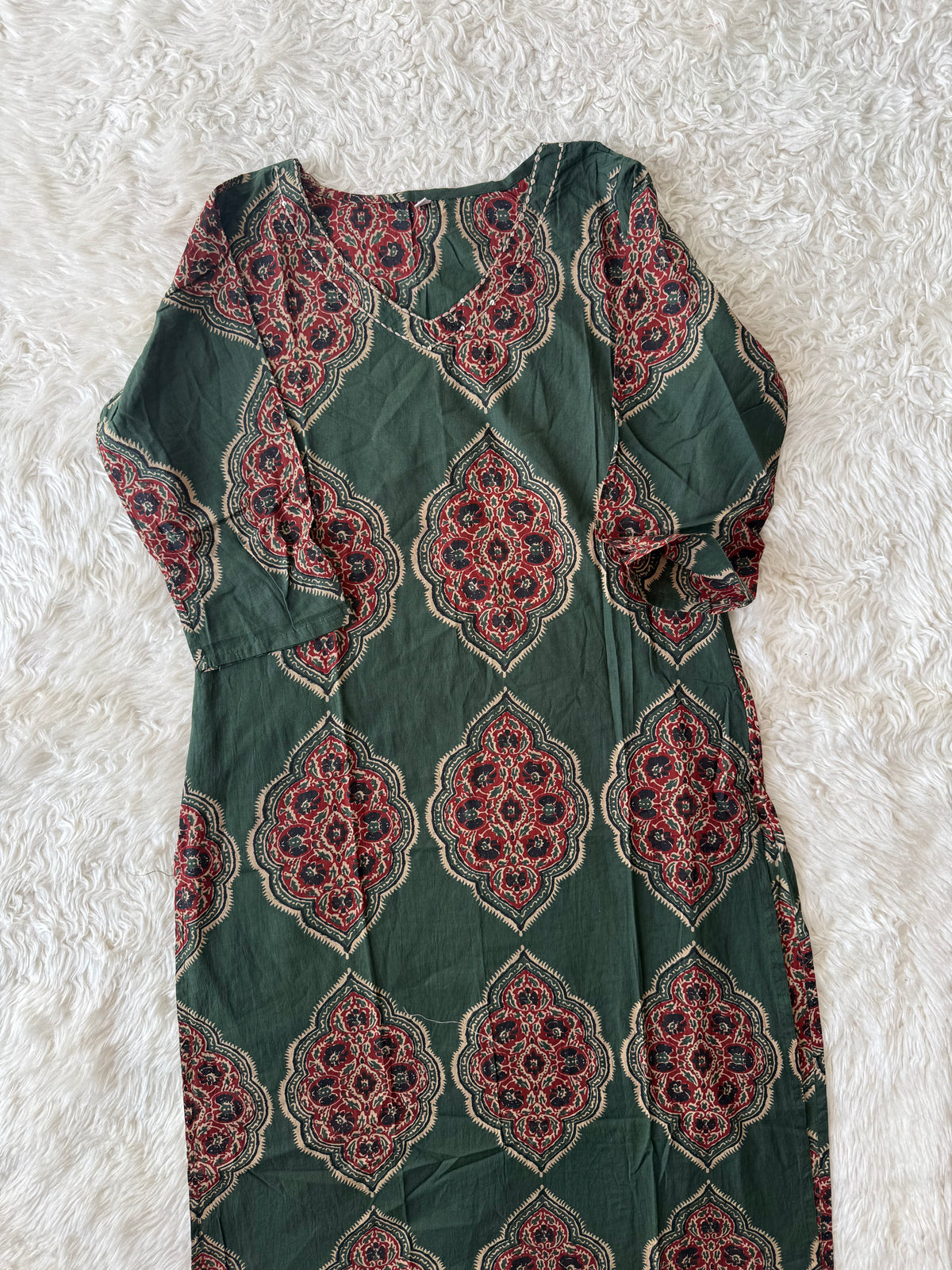 Premium Cotton Kurti Pant Dupatta Set