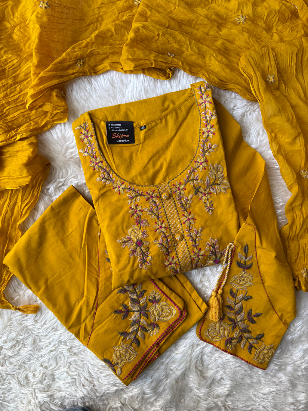 Premium Cotton Thread Work Collection