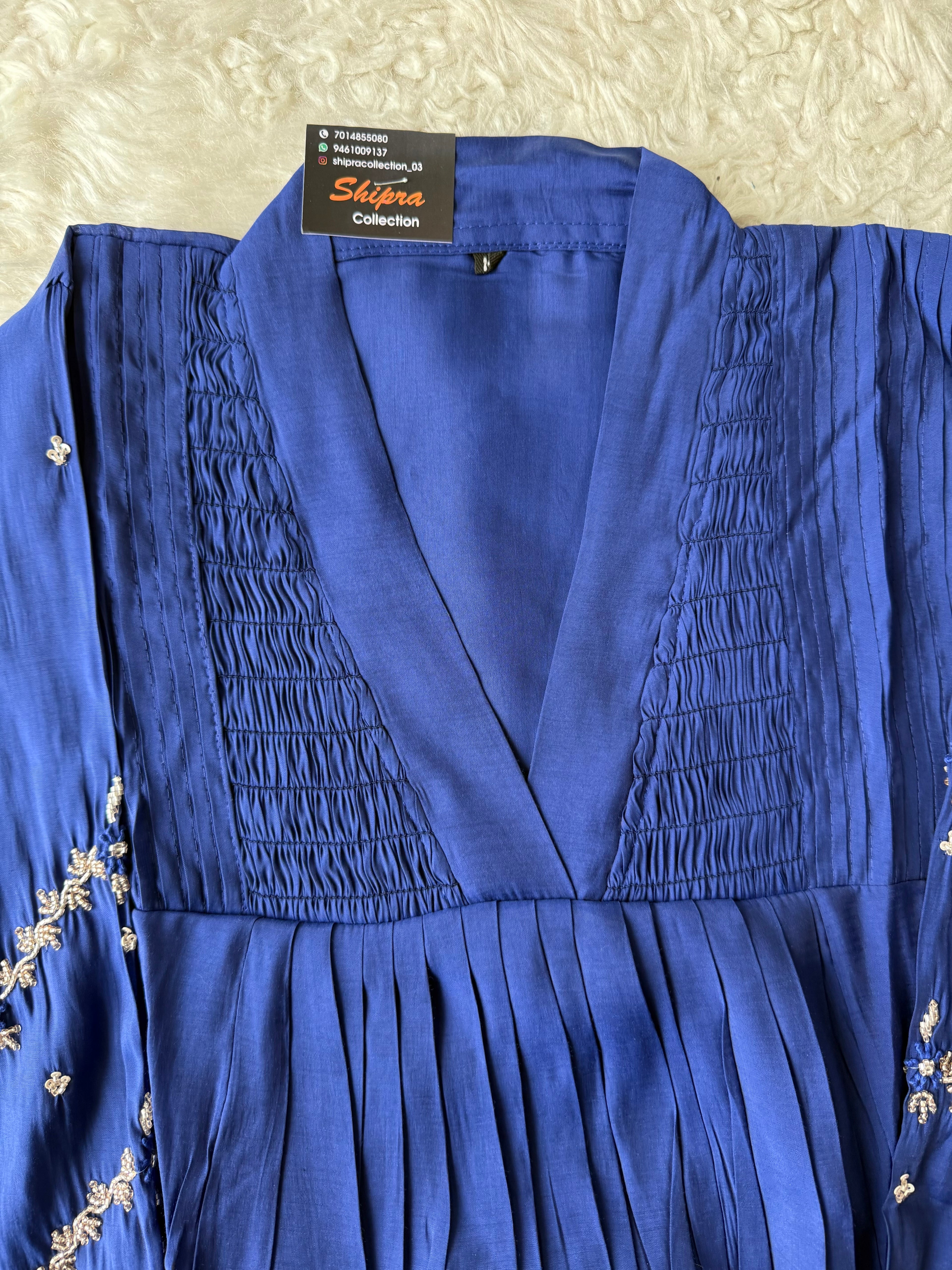 Premium Muslin Silk Kurti Pant Dupatta Set