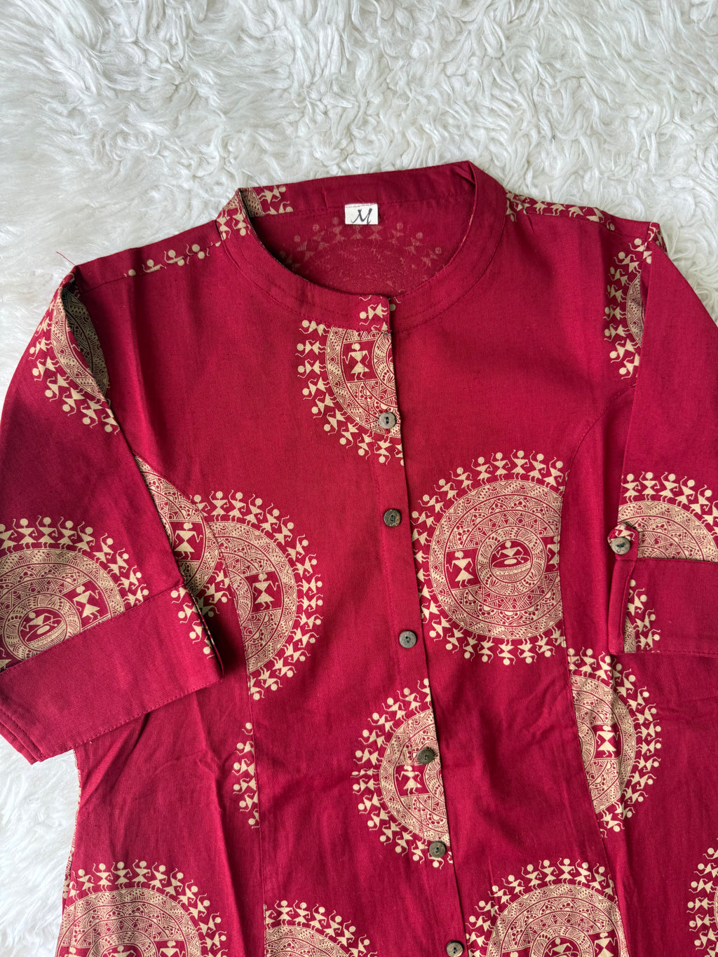 Khadi Cotton Elbow Sleeves Set