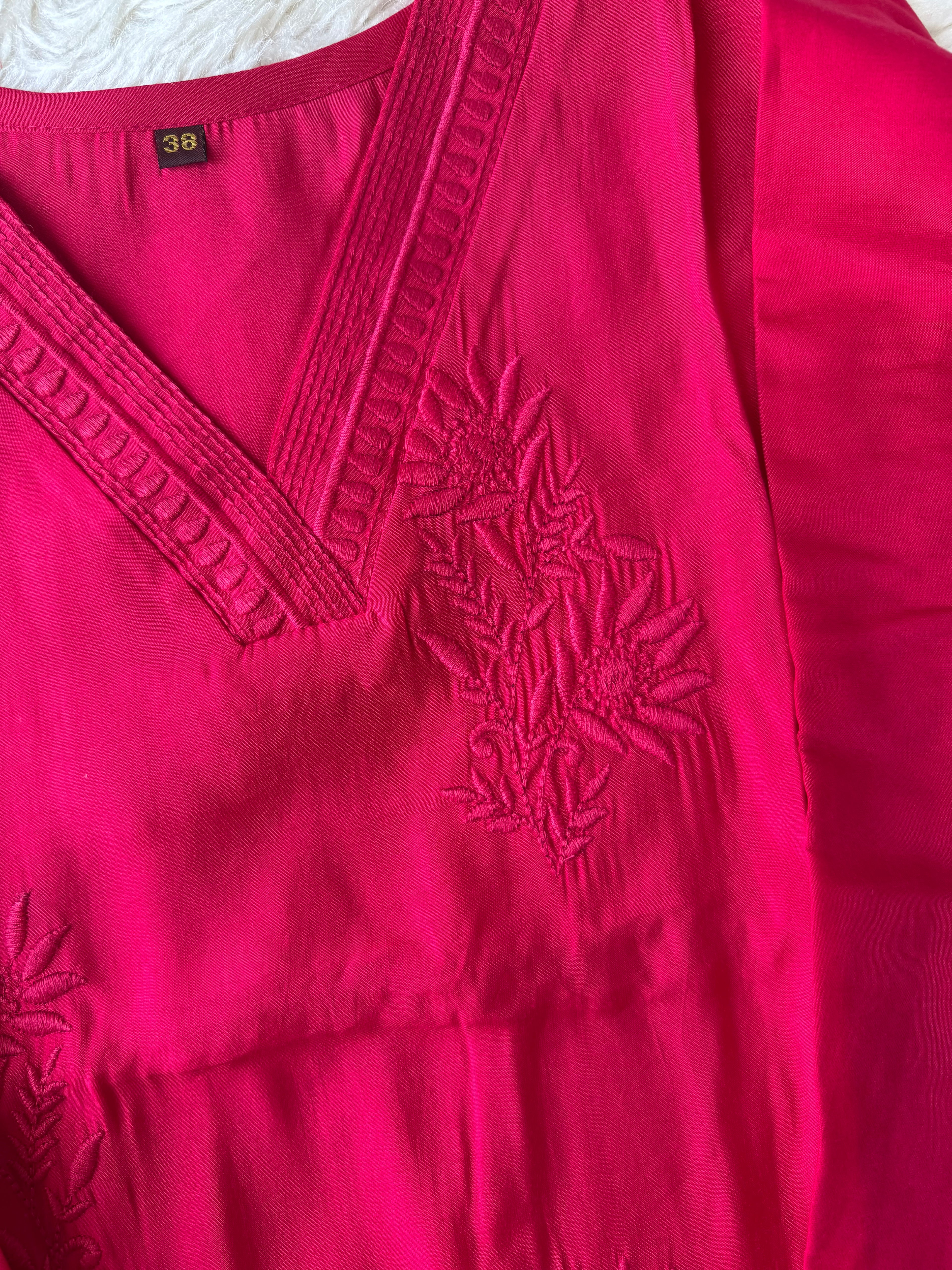 Pure Muslin Silk Kurti Plazo Set