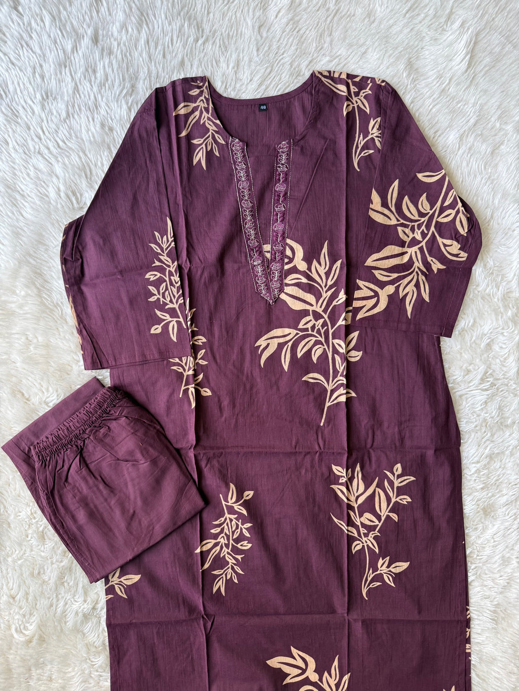 Cotton Kurti Pant Set