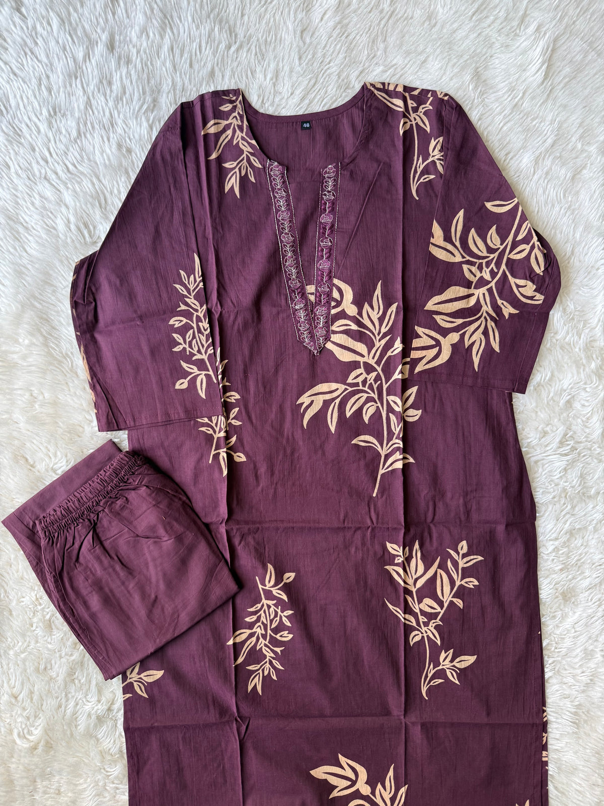Cotton Kurti Pant Set