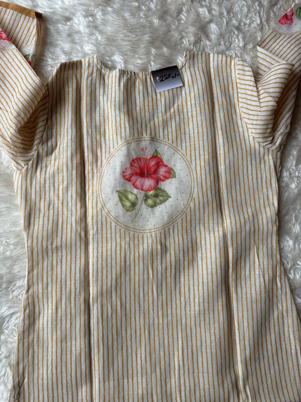 Linen Kurti Pant Dupatta Set