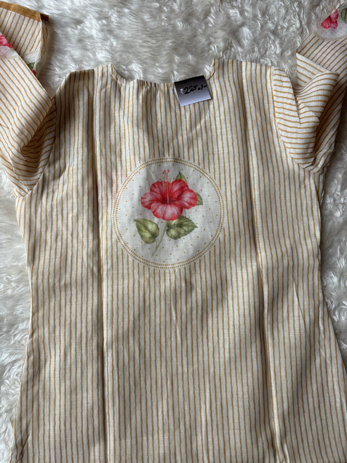 Linen Kurti Pant Dupatta Set