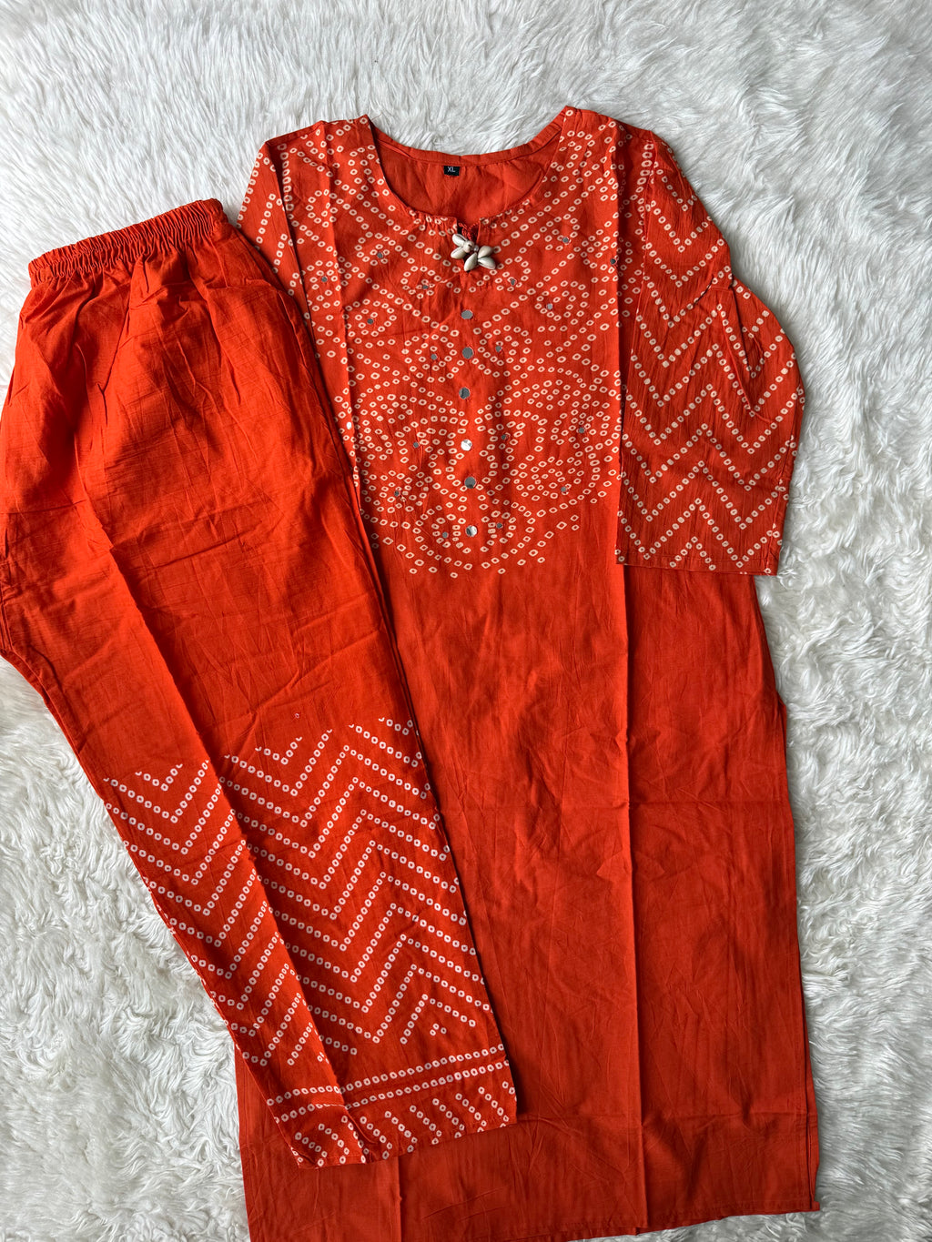 Cotton Kurti Pant Set