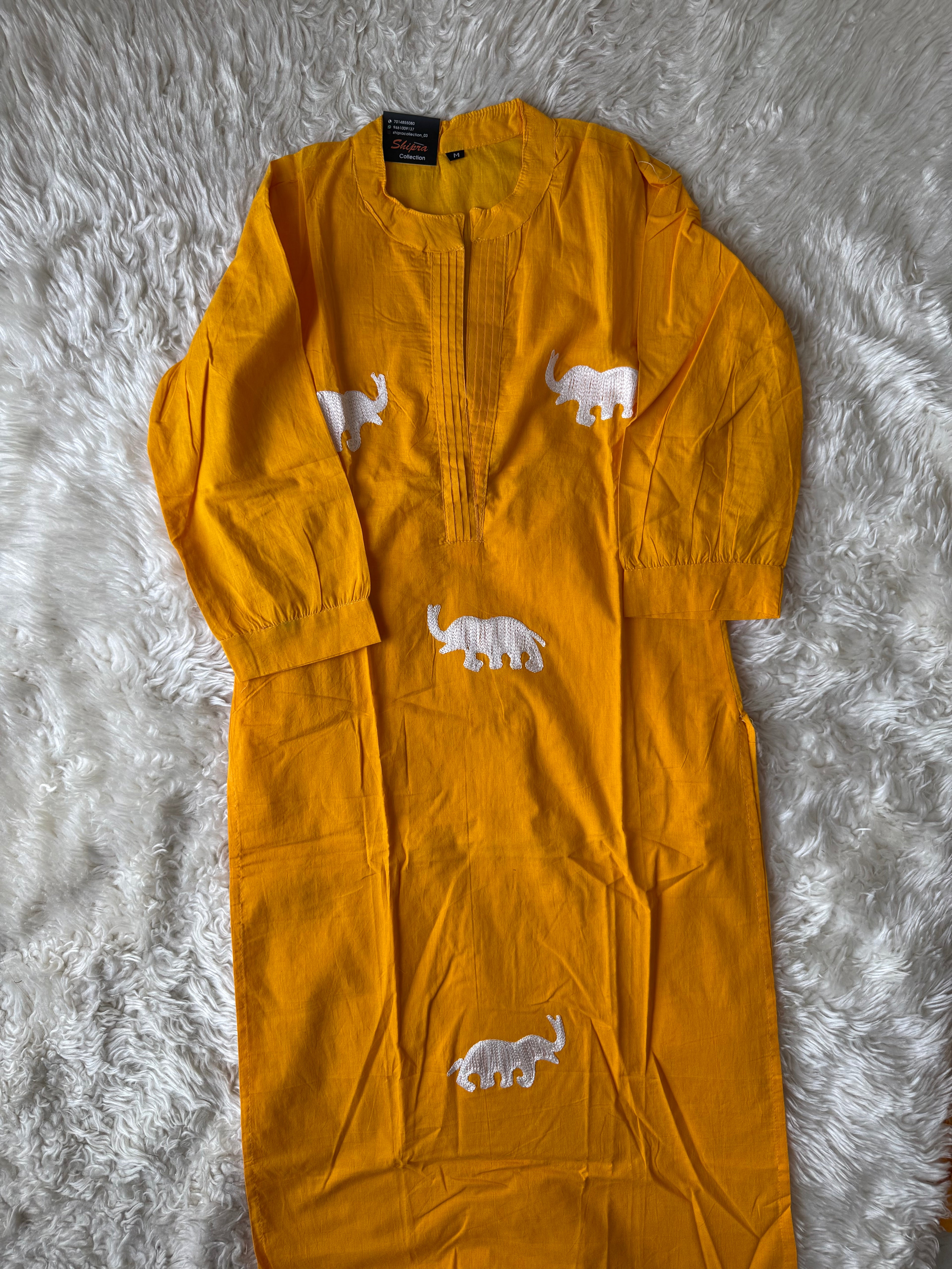 Cotton Kurti Pant Set