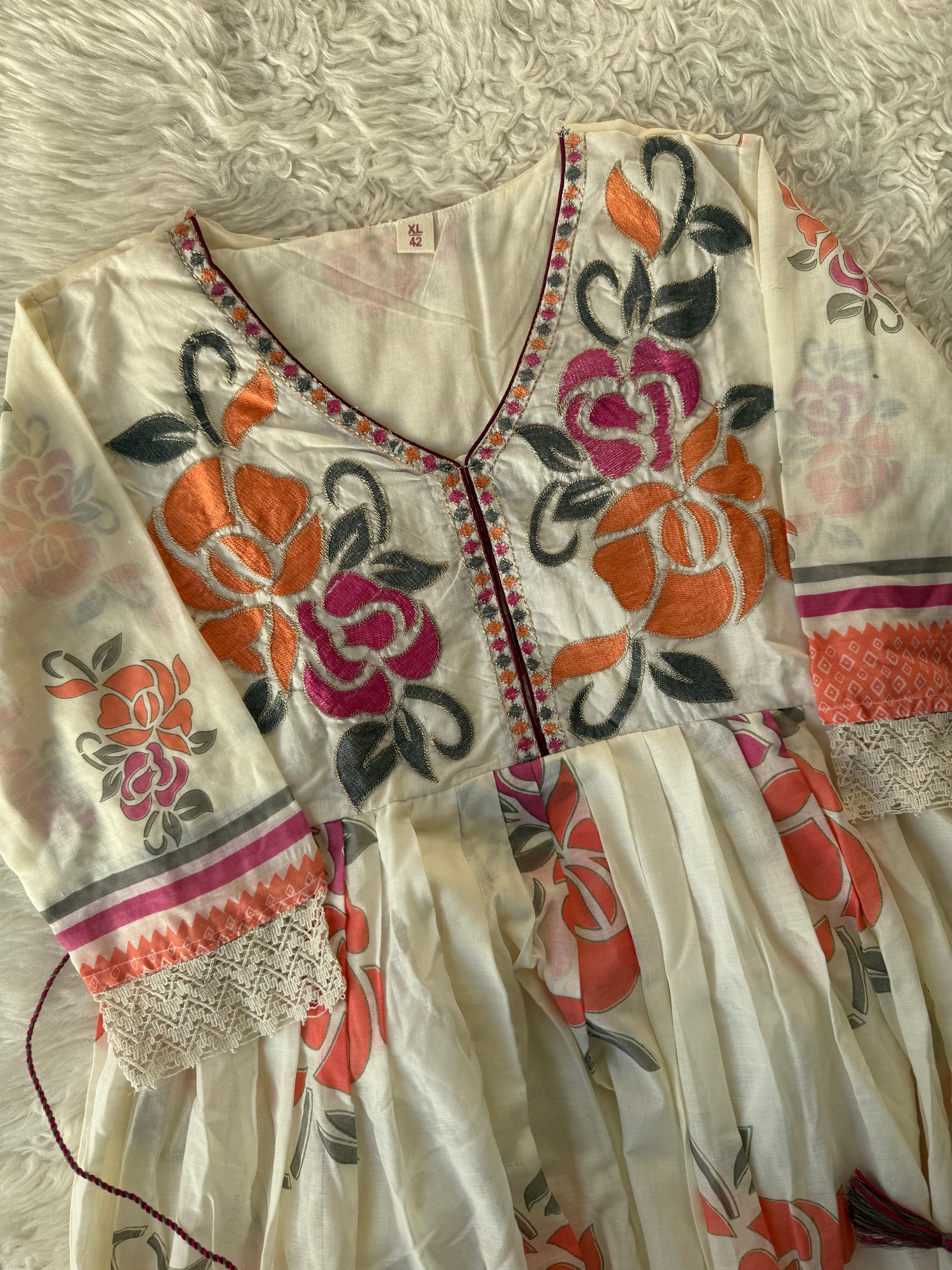 Clearance Alert ‼️ Mul Cotton Flare Kurti