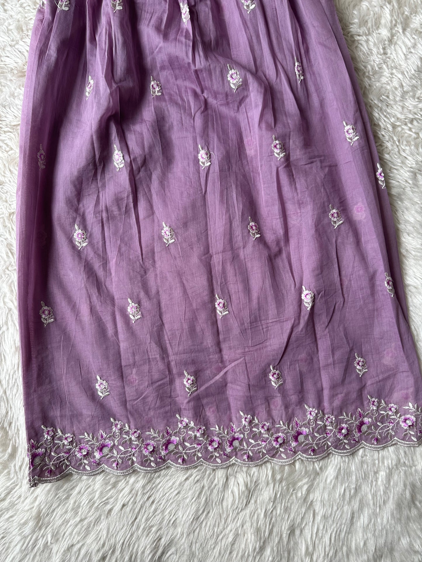 Mul Cotton Kurti Sharara Dupatta Set