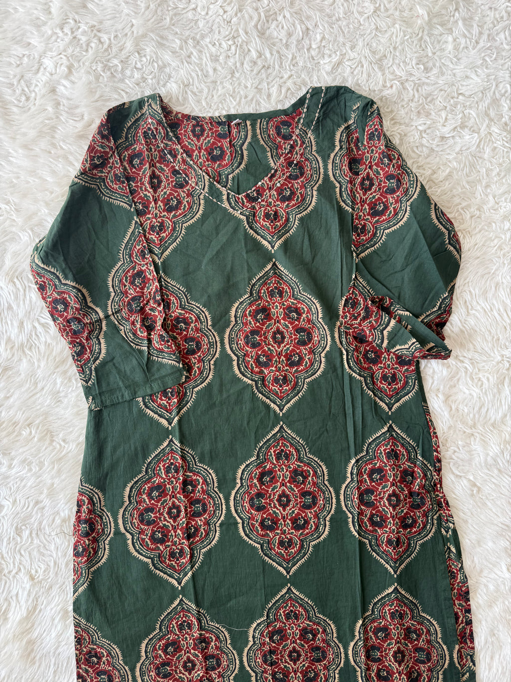 Premium Cotton Kurti Pant Dupatta Set