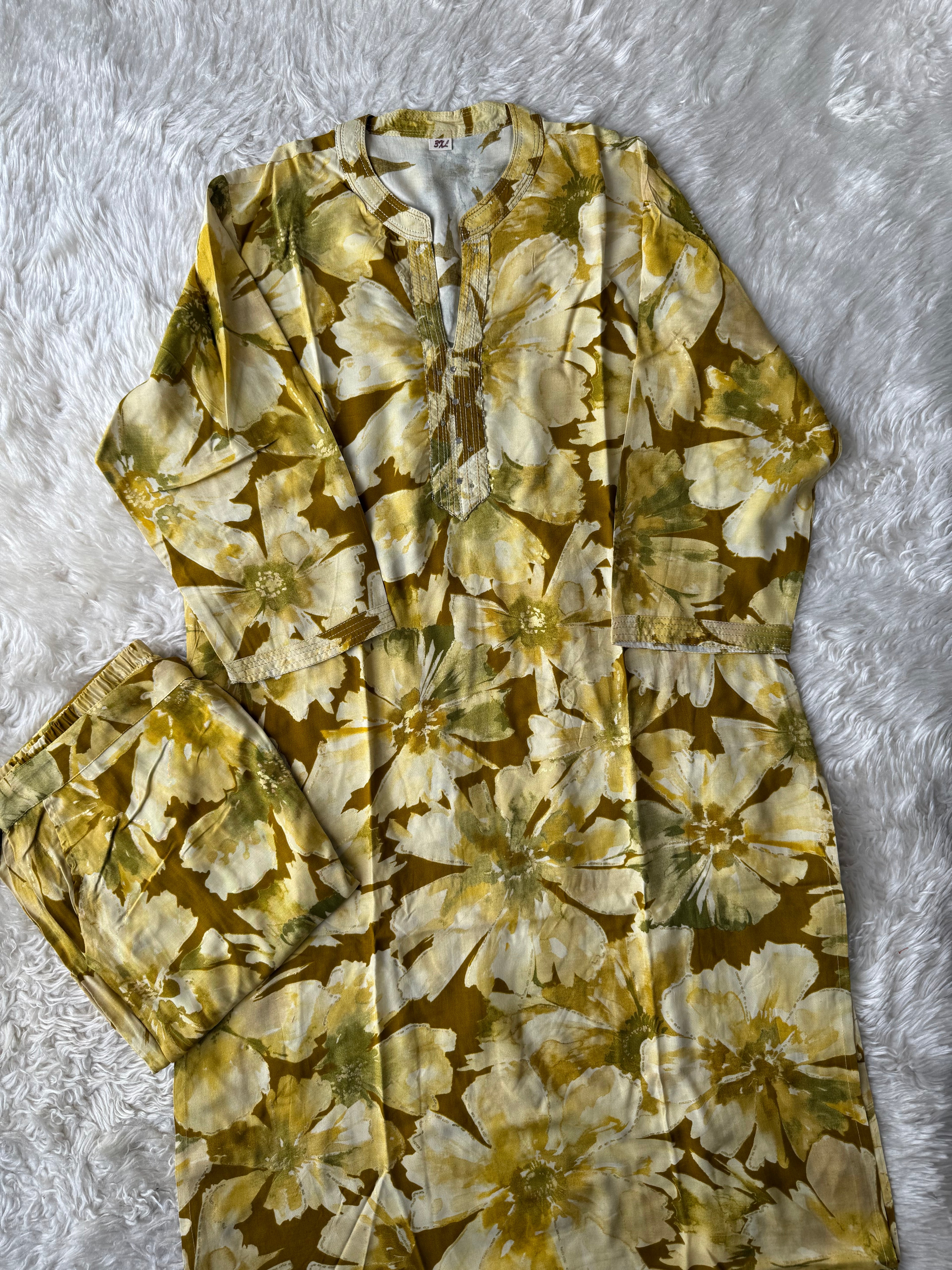 “Plus Size” Soft Rayon Co-ord Set
