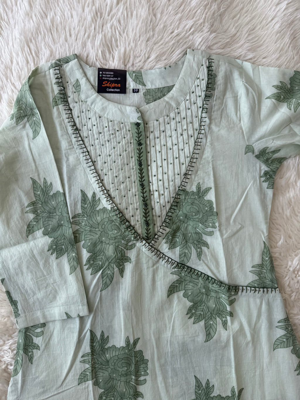 Premium Cotton Kurti Pant Dupatta Set