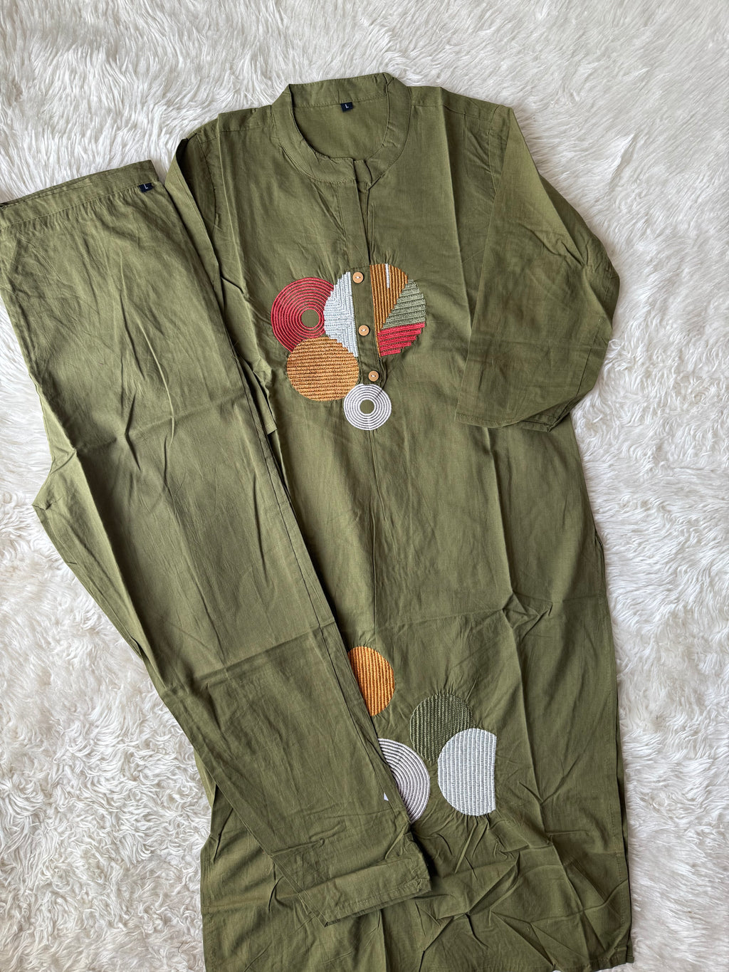 Cotton Kurti Pant Set