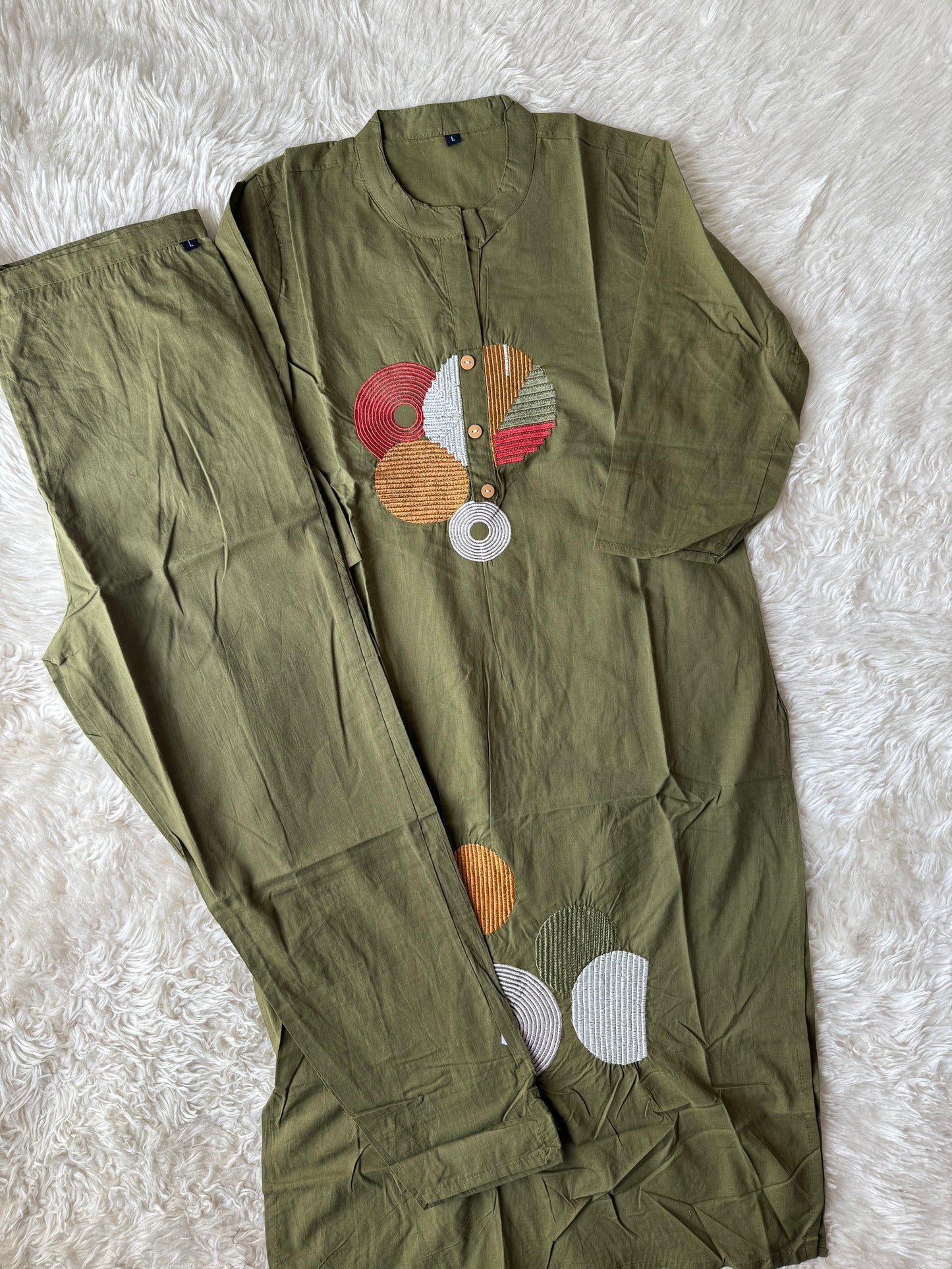 Cotton Kurti Pant Set