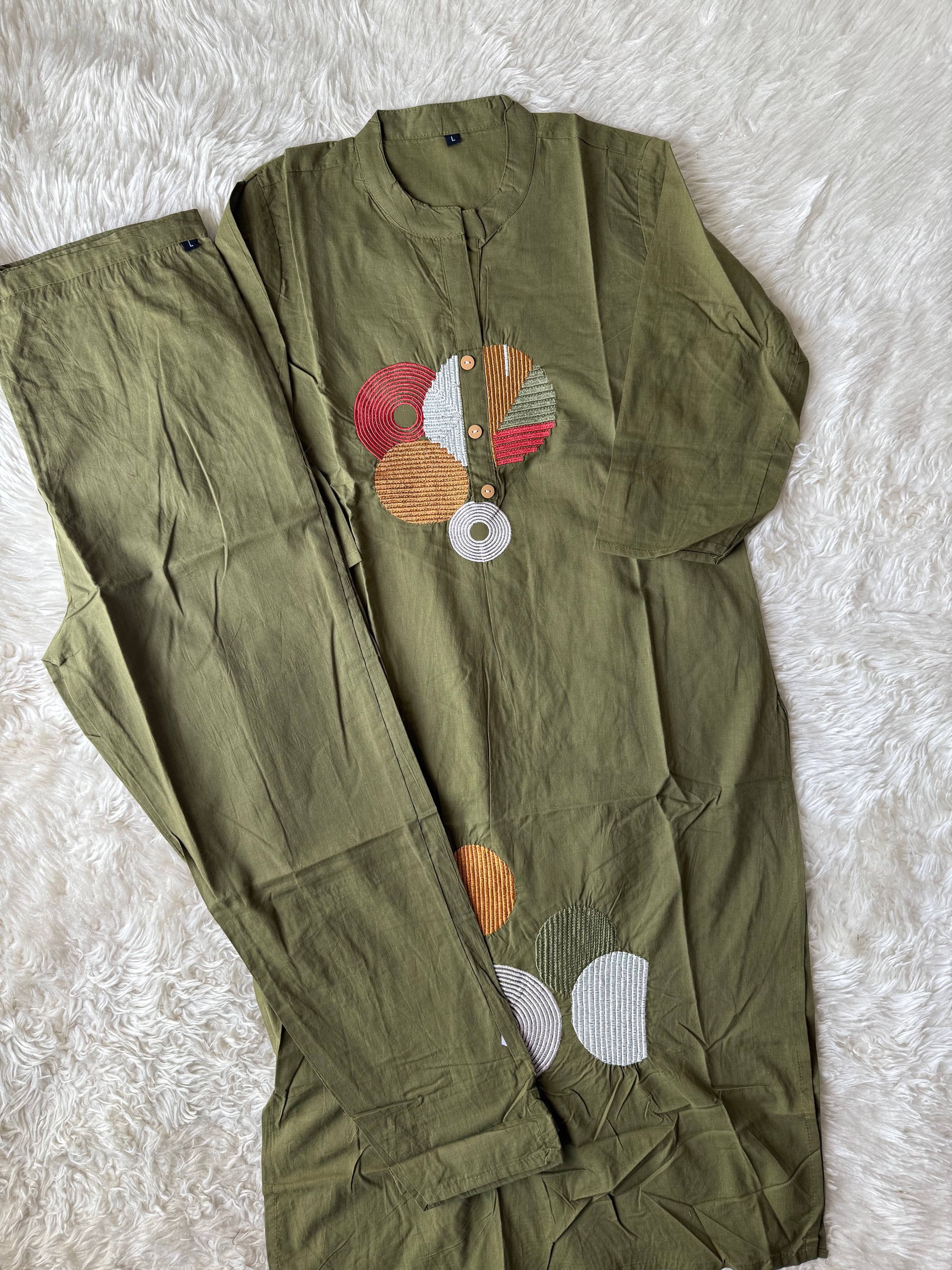 Cotton Kurti Pant Set