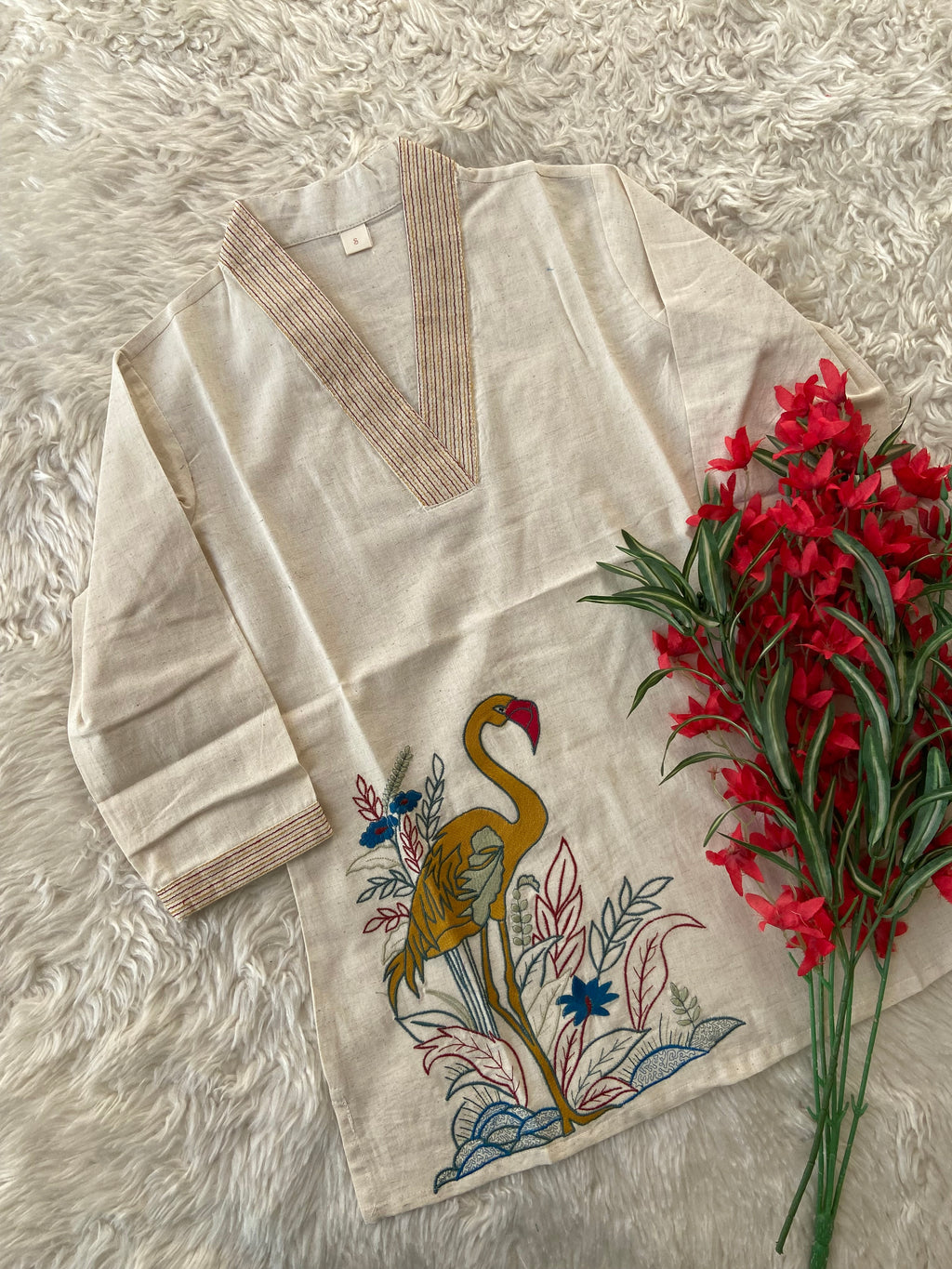 Khadi Cotton Short Kurti