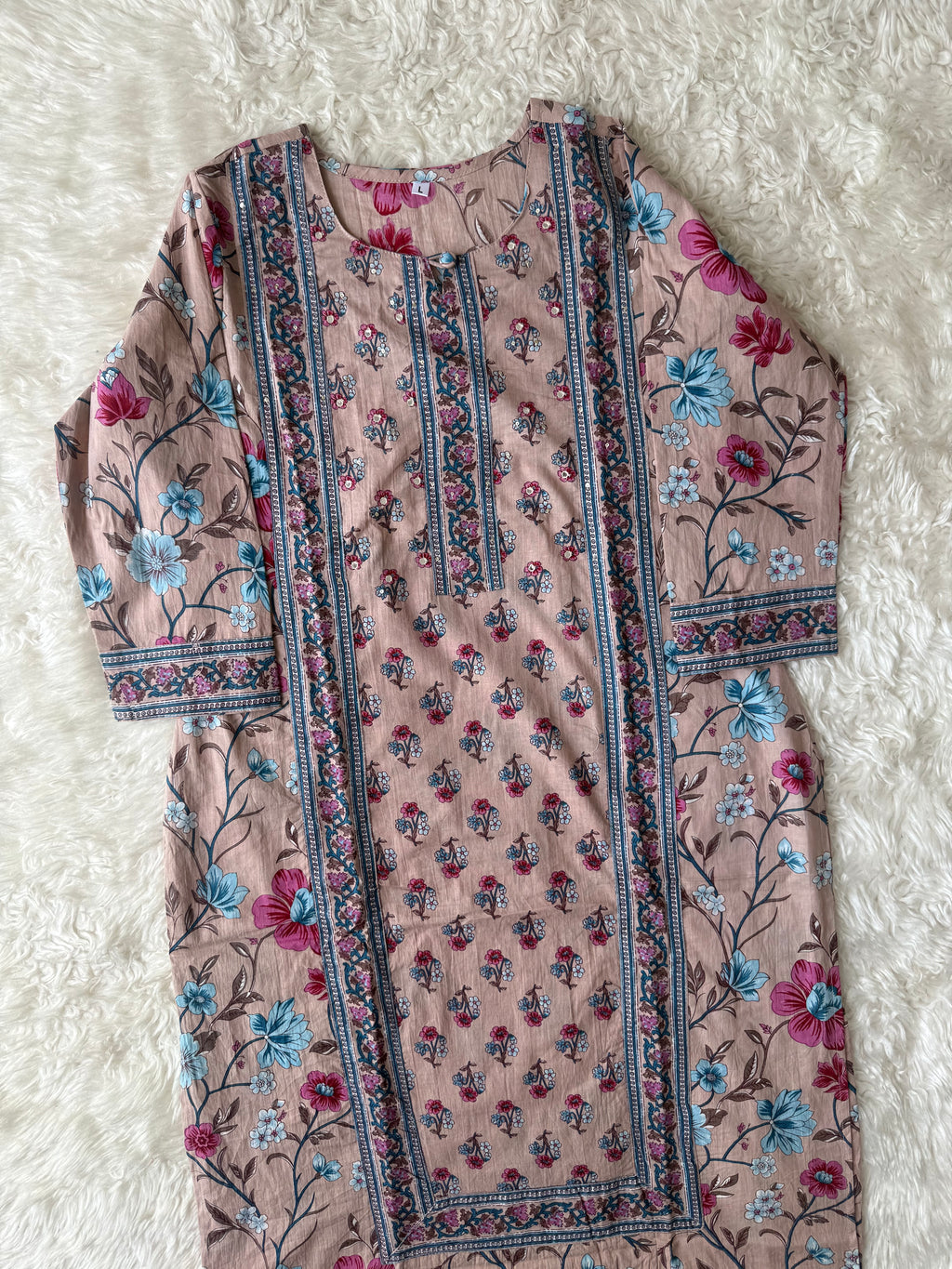 Premium Cotton Kurti Pant Dupatta Set