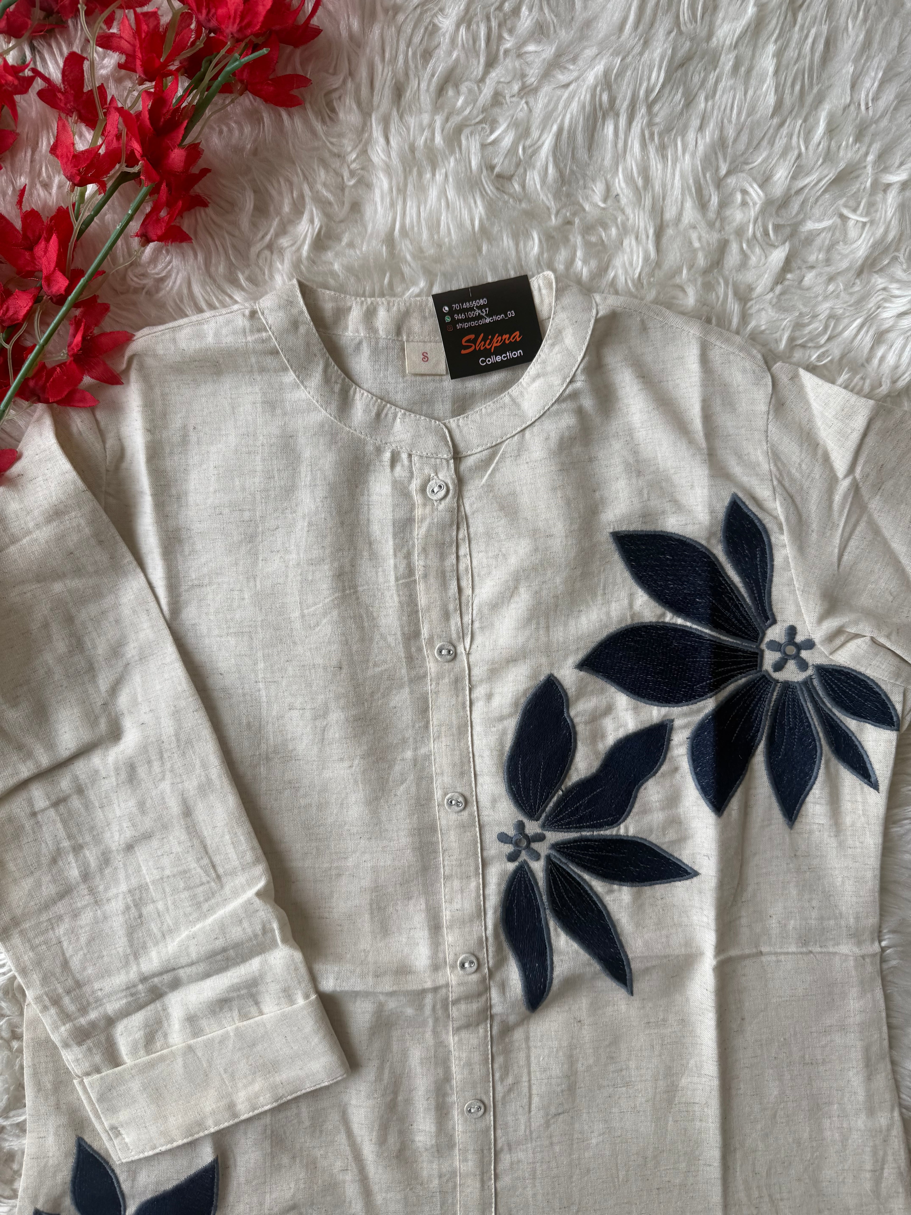 Khadi Cotton Short Kurti