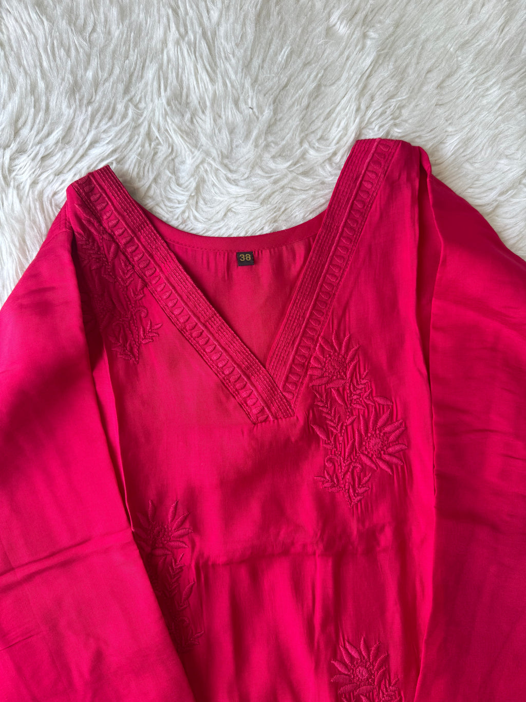 Pure Muslin Silk Kurti Plazo Set