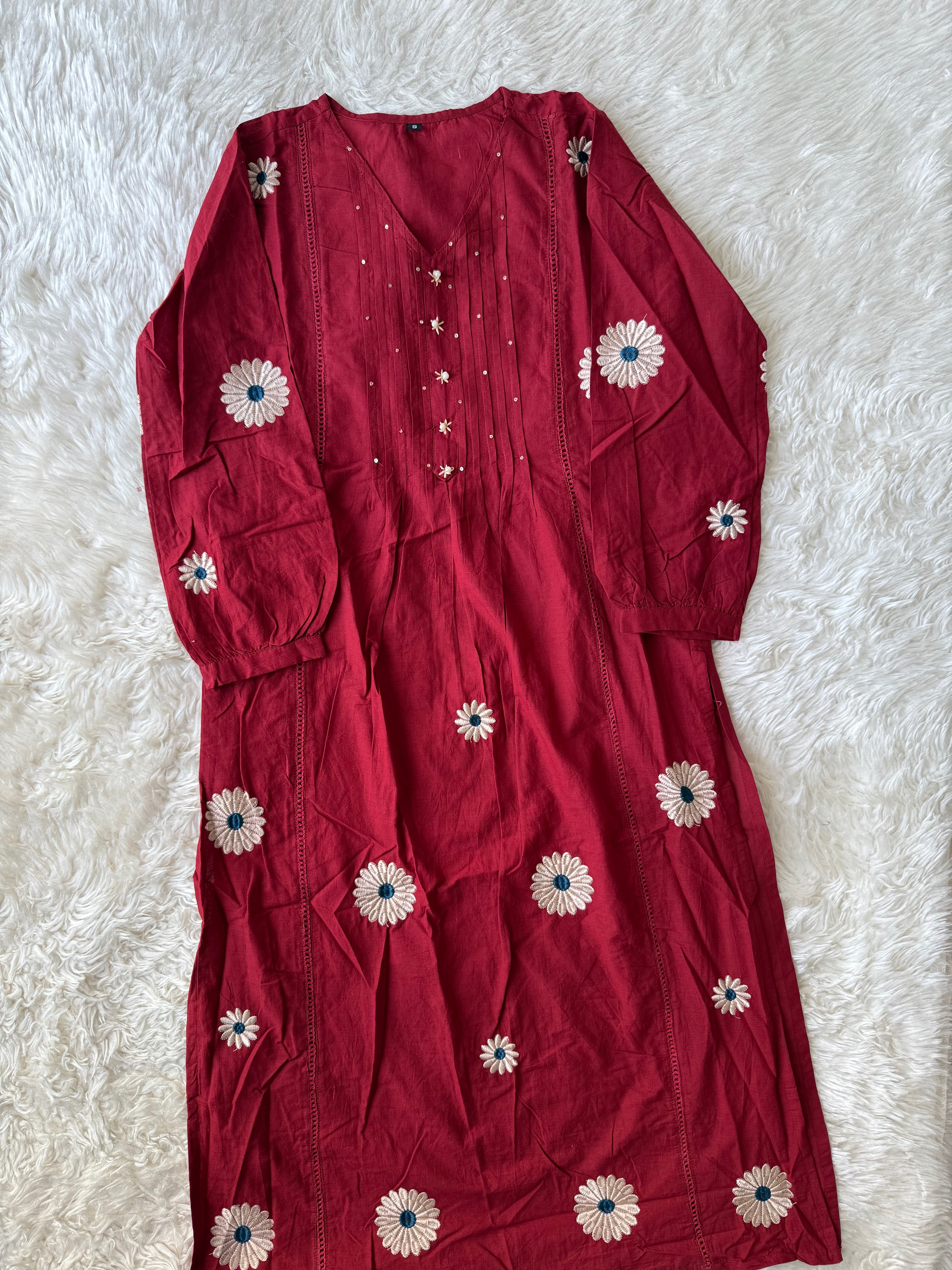 Premium Cotton Kurti Pant Dupatta Set