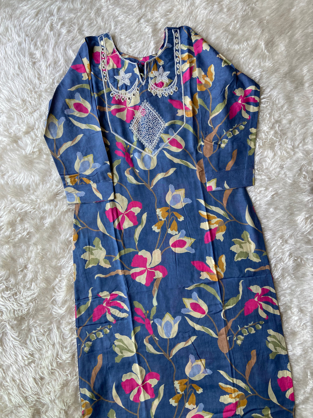 Premium Muslin Silk Kurti Pant Set