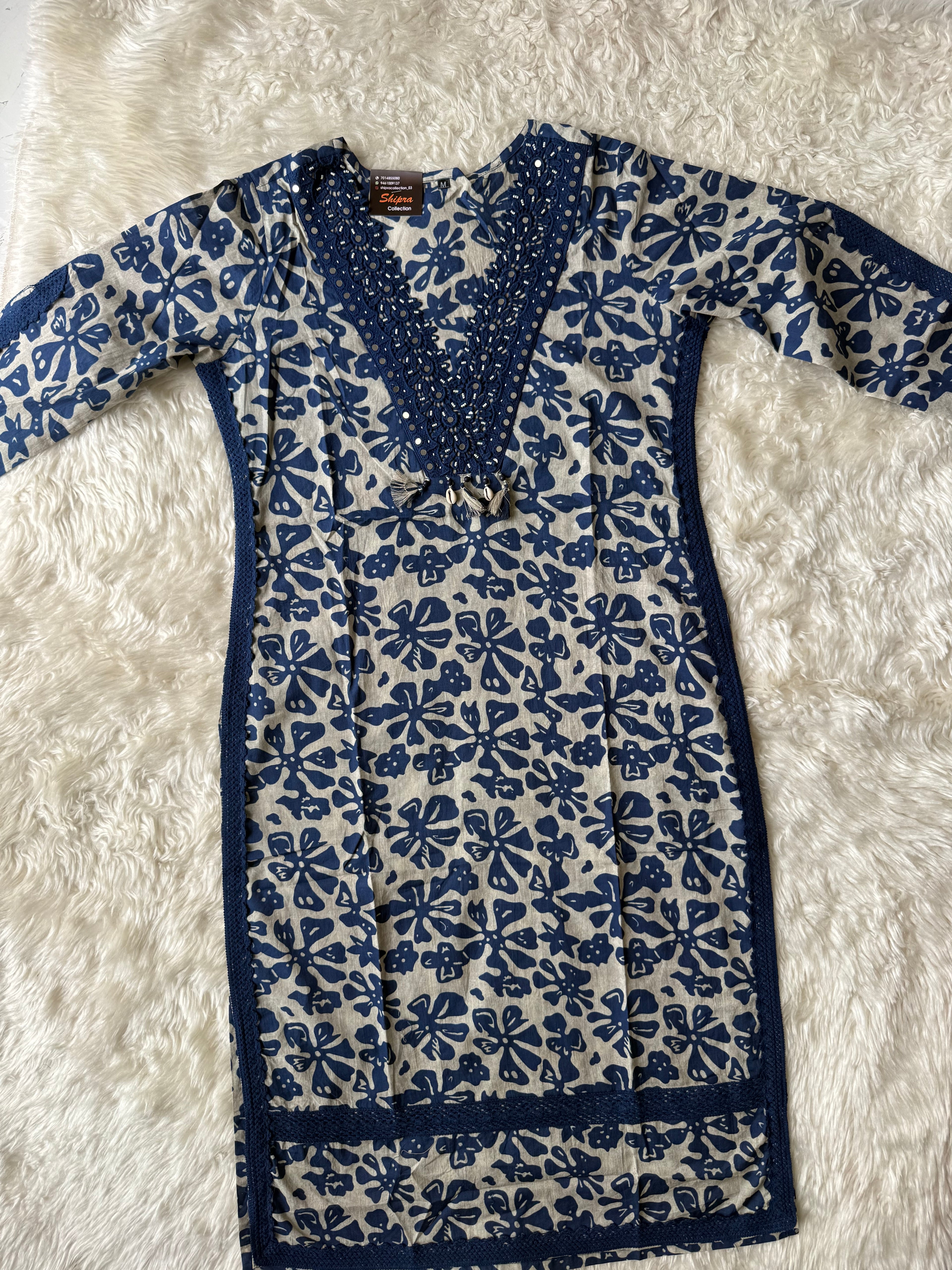 Premium Cotton Kurti Pant Dupatta Set
