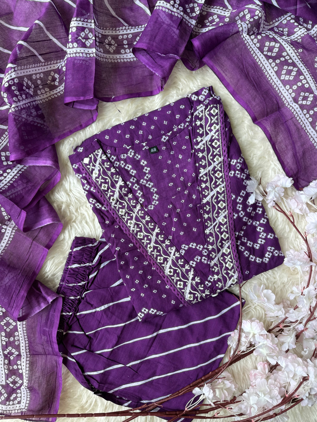 Budget Friendly Kurti Pant Dupatta Set